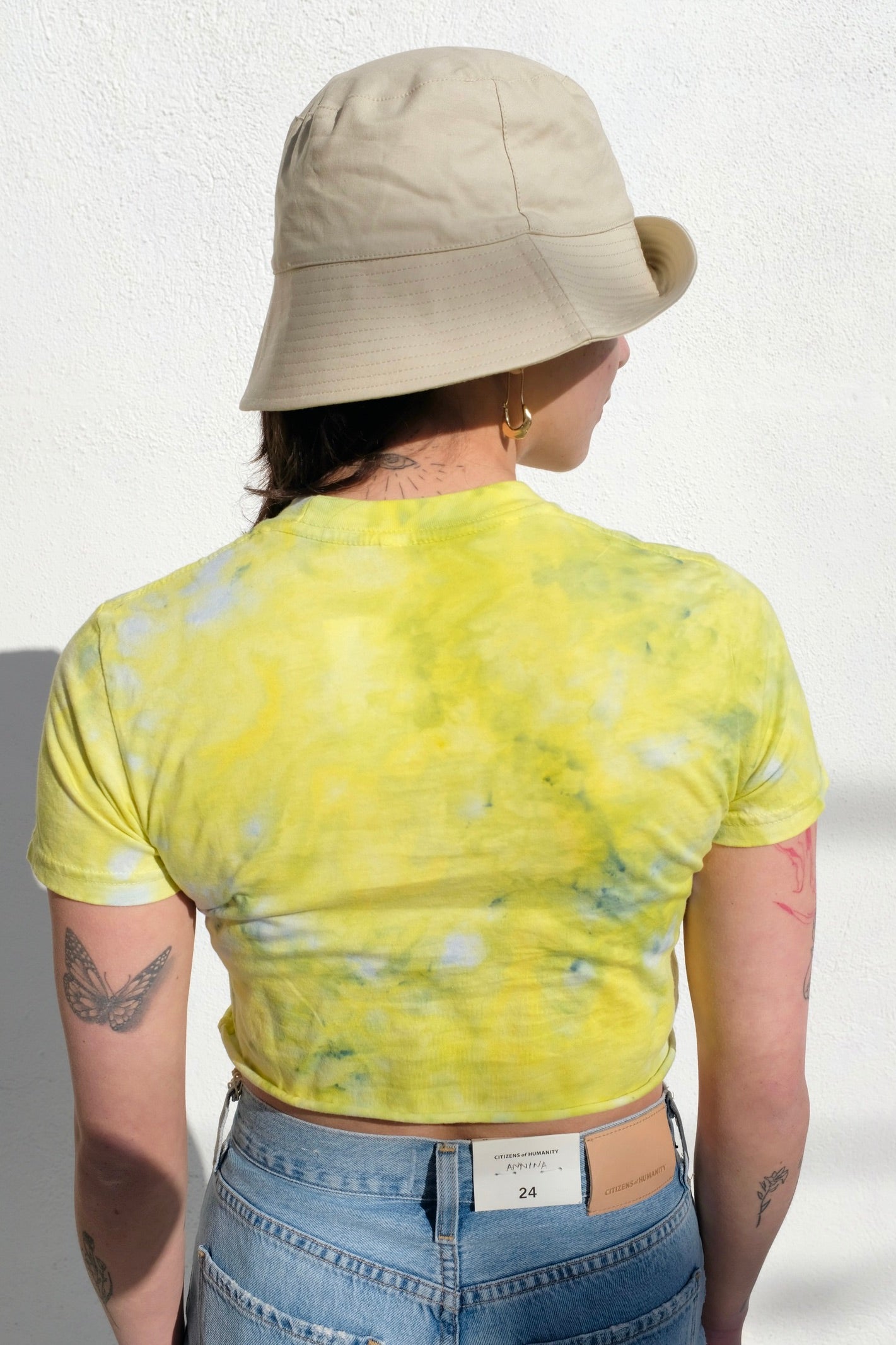 Riverside Tool Dye Crop Tee / Wasabi