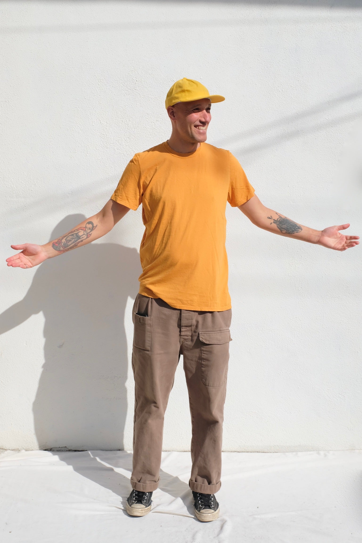 Jungmaven Basic Tee / Mango Mojito