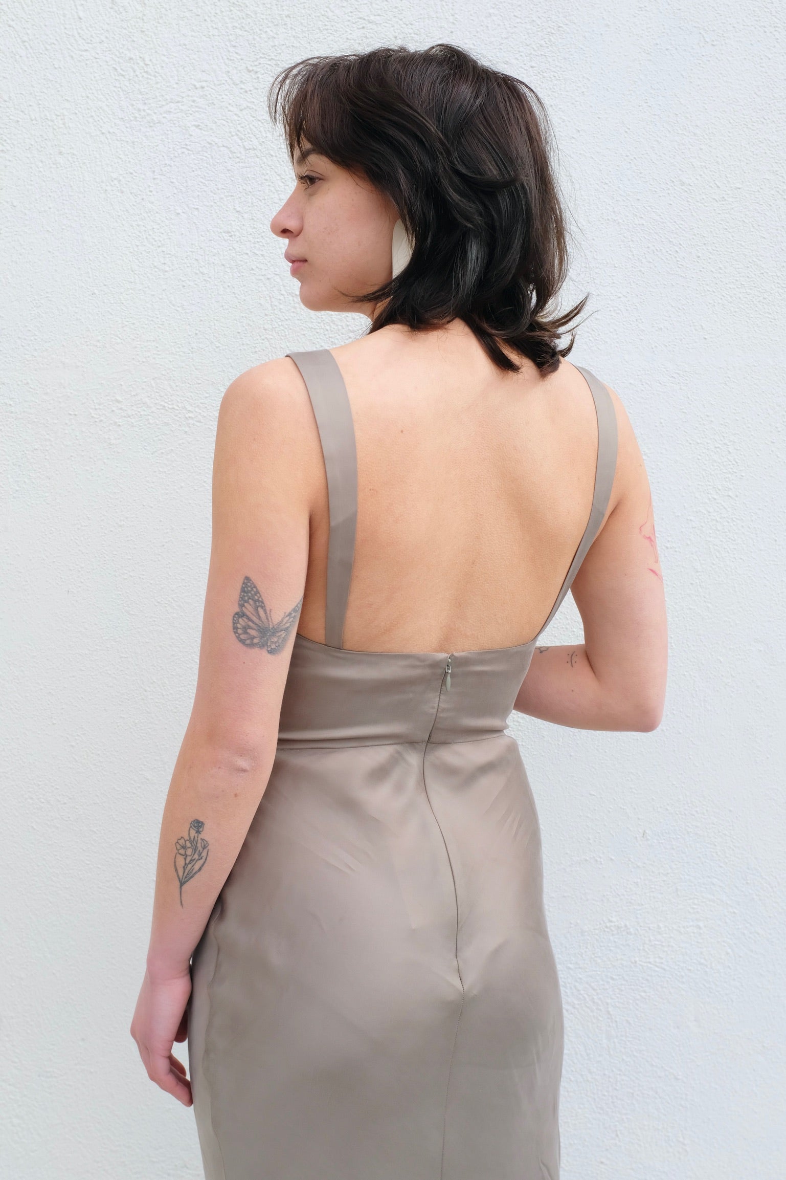 St.Agni Peignoir Slip Dress