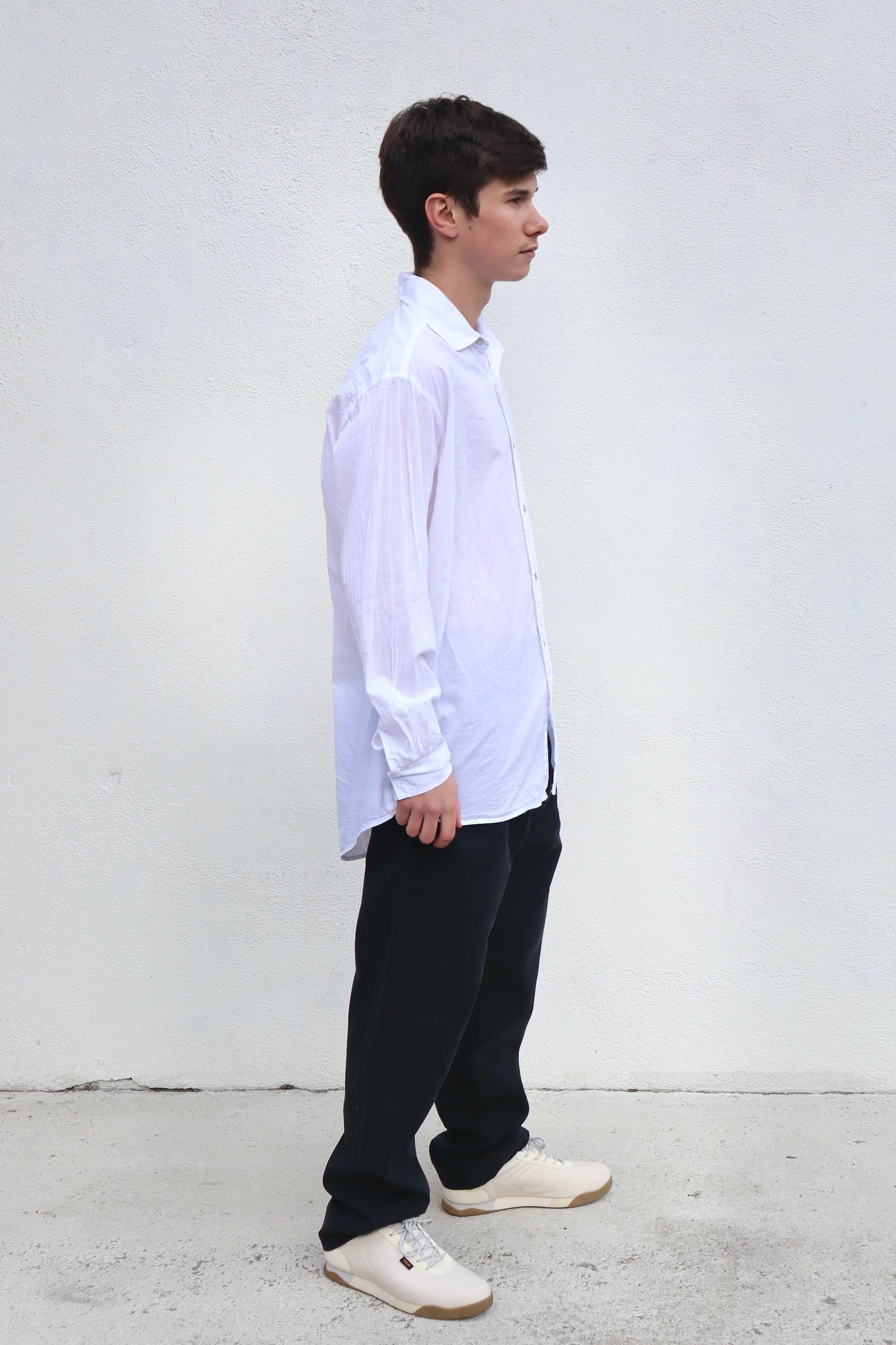 Collared Boyshirt / White