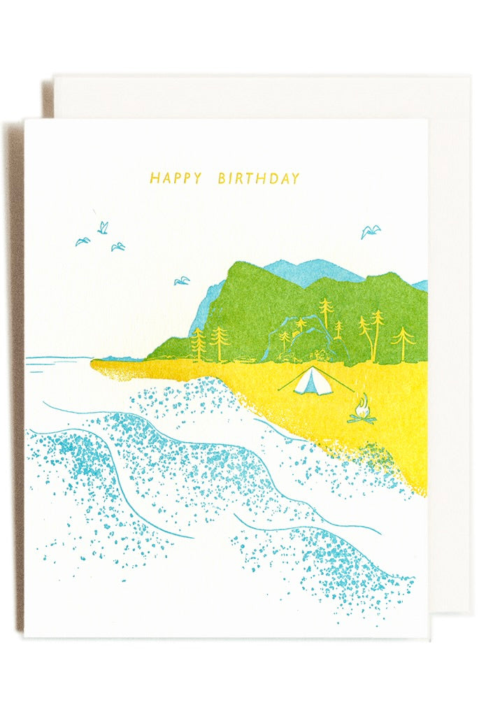 Homework Card / Beachy Birthday