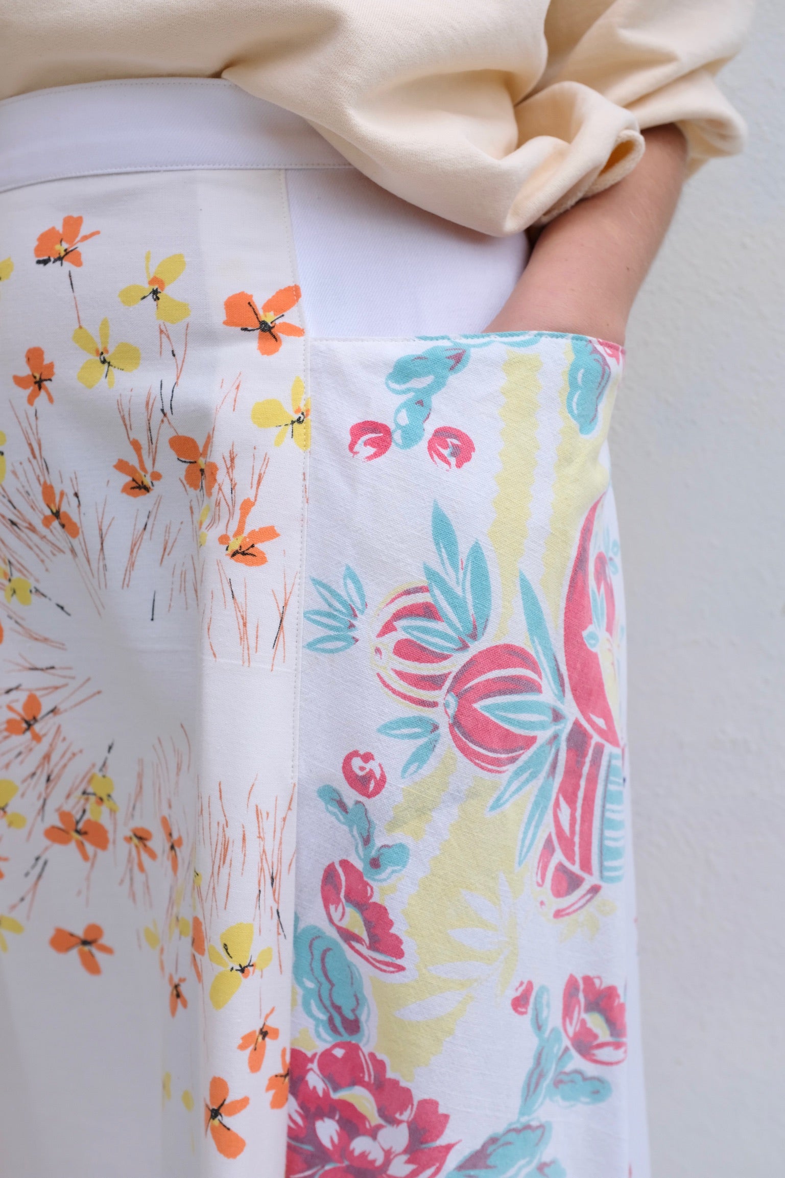 Dinner Party Skirt / OOAK Tablecloth 2