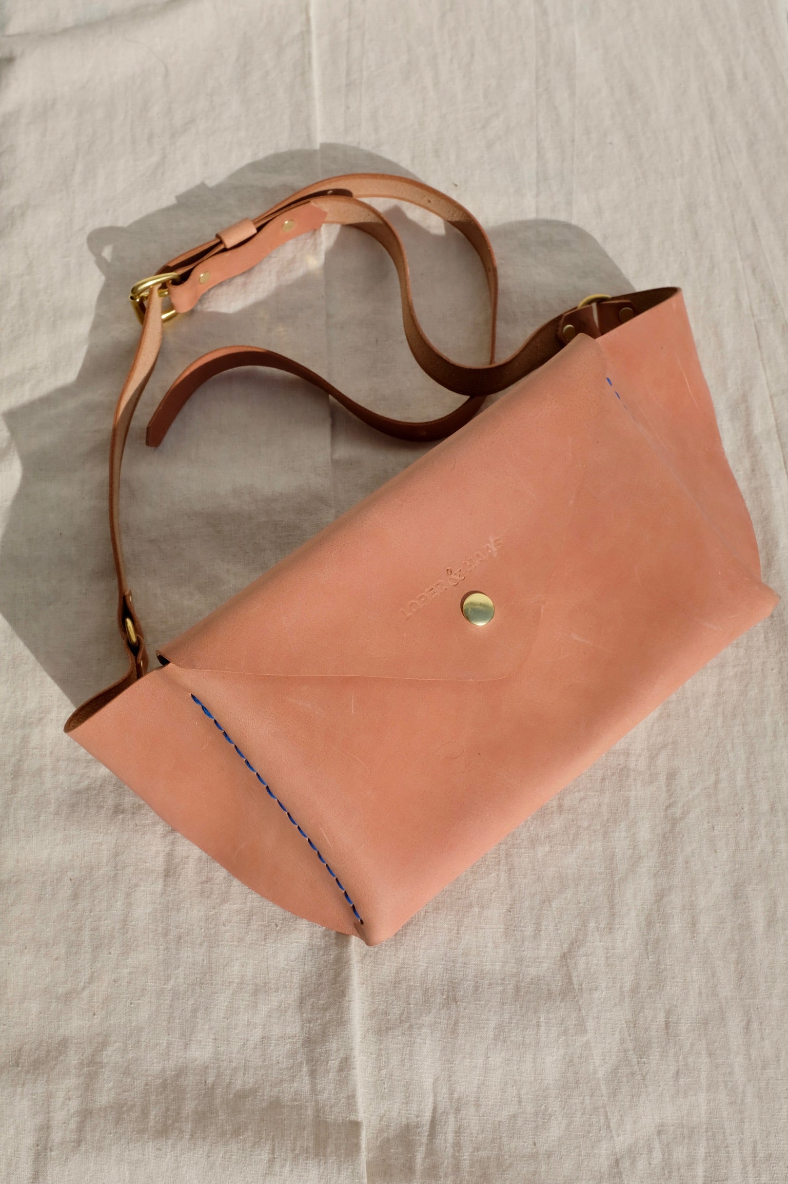 Loper & Haas Day Off Bag / Peach/Cobalt