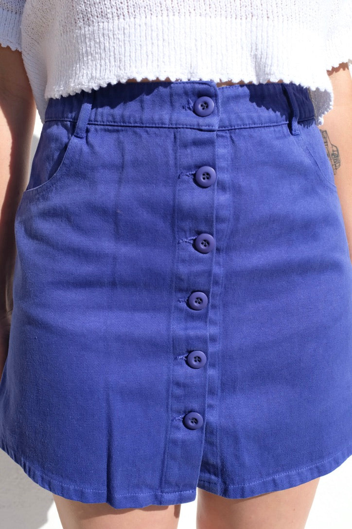 Jungmaven Vassar Skirt / Grape Soda
