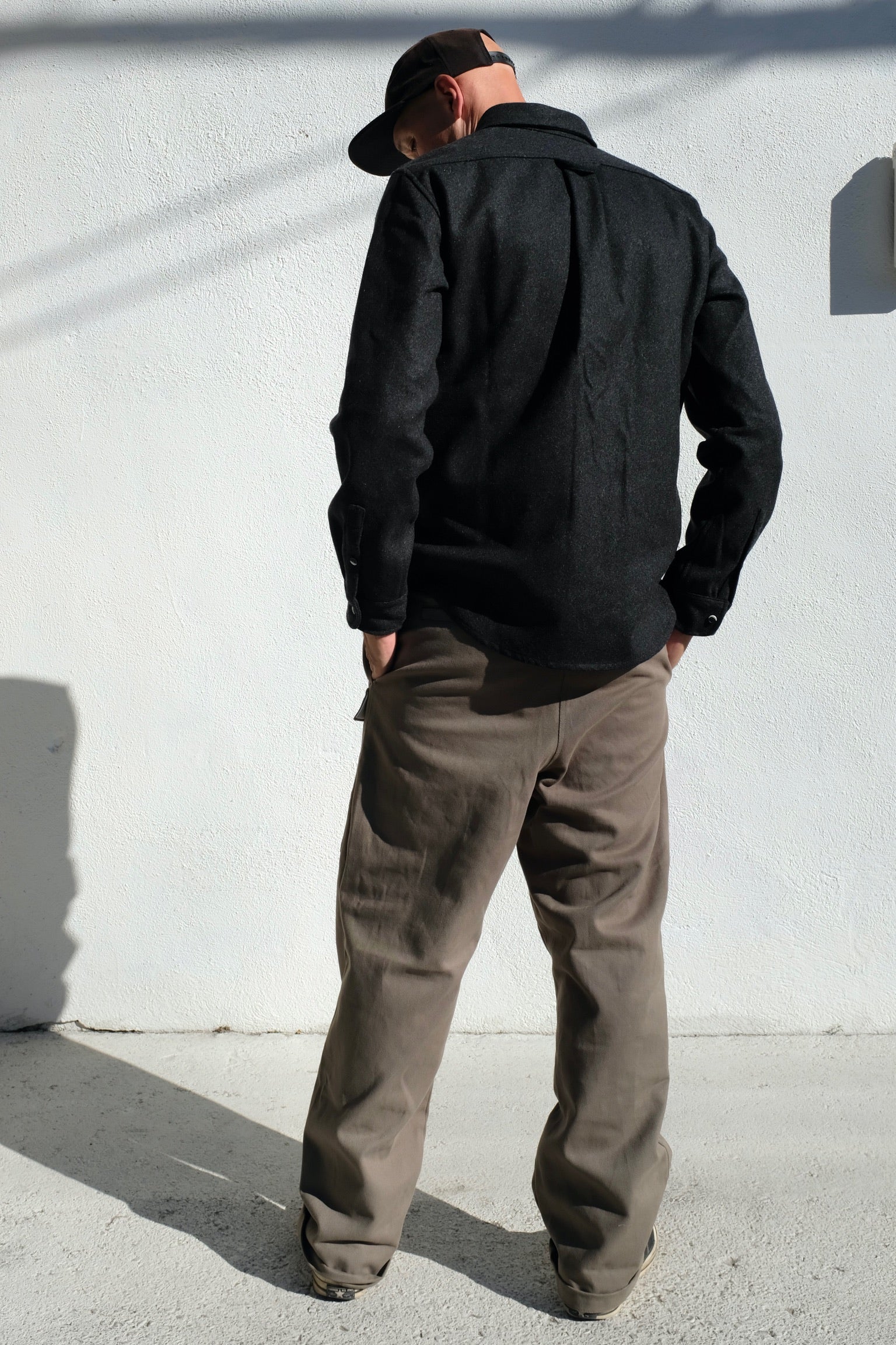 Anián The Modern Melton Wool / Charcoal