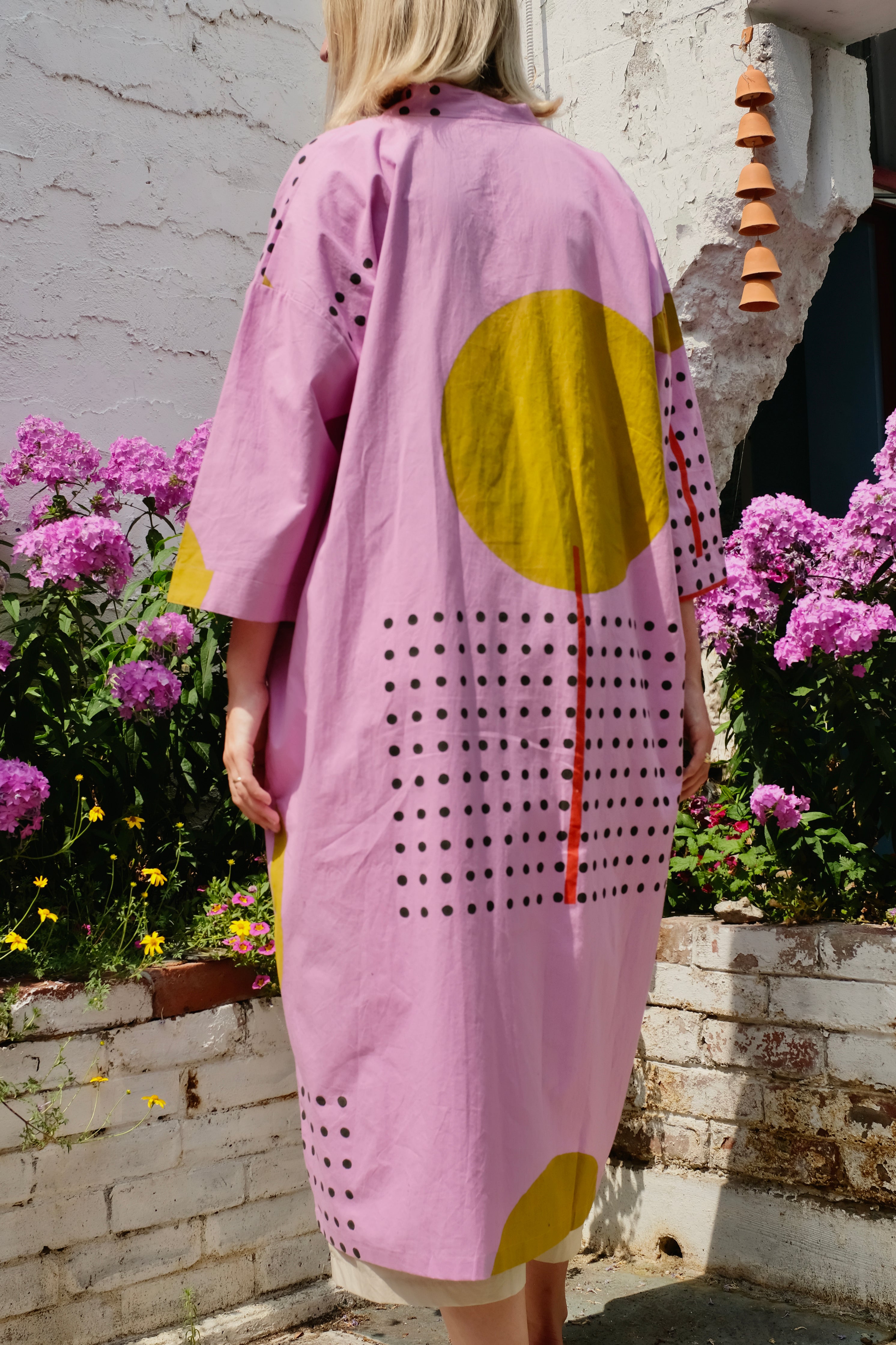Block Shop Bird of Paradise Robe / Lilac