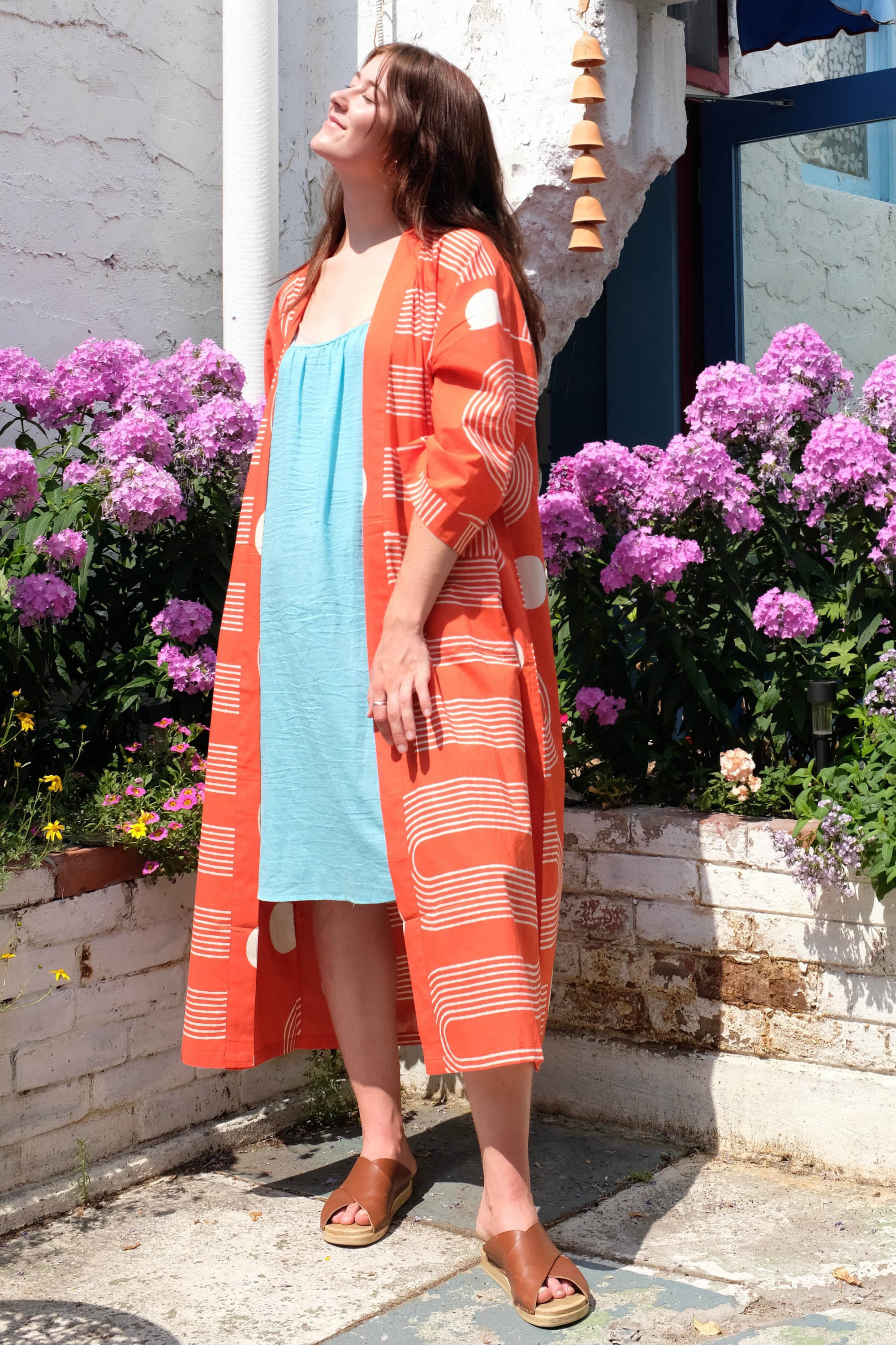 Block Shop Sidewinder Robe / Poppy