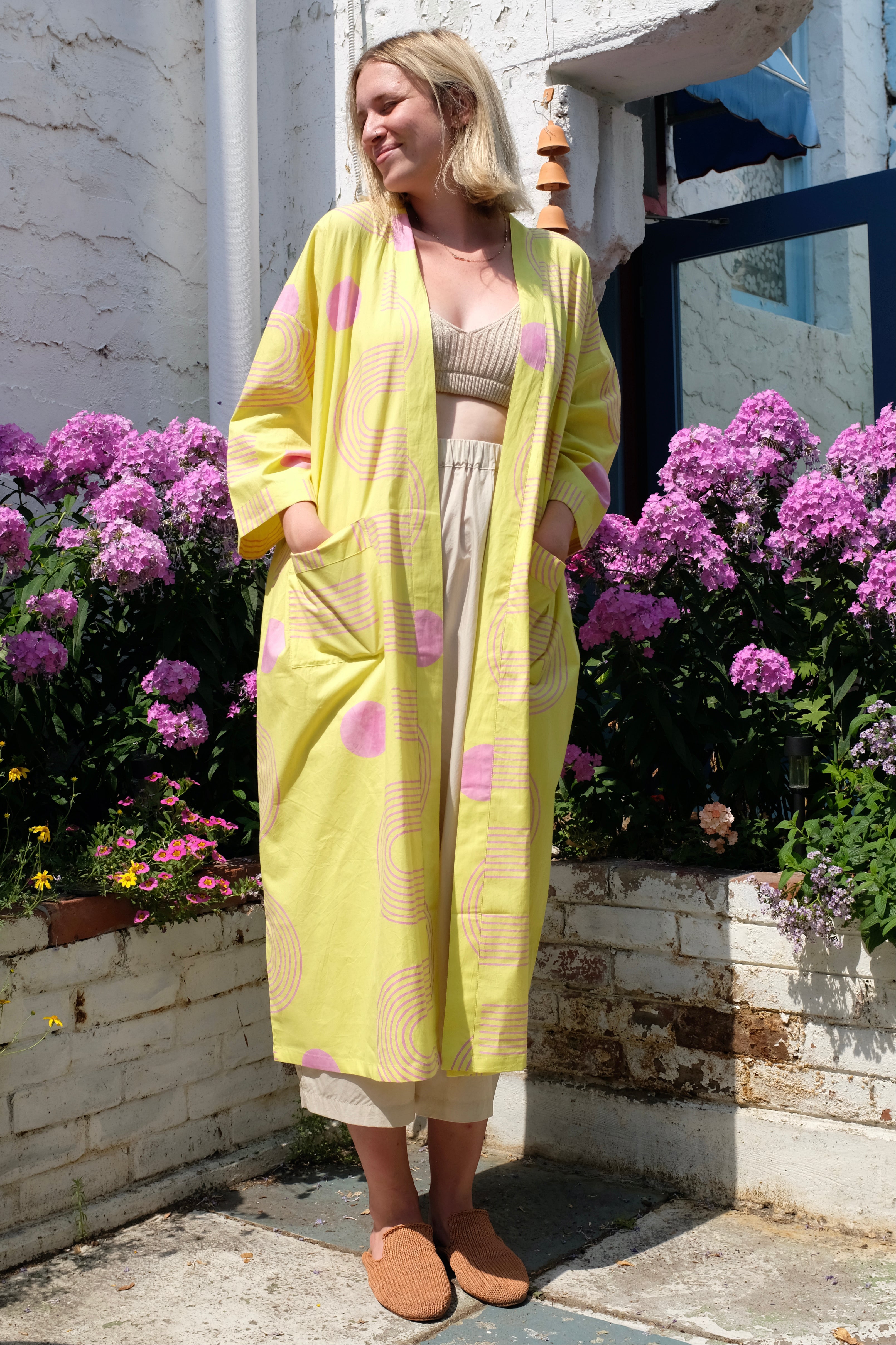 Block Shop Sidewinder Robe / Limeade