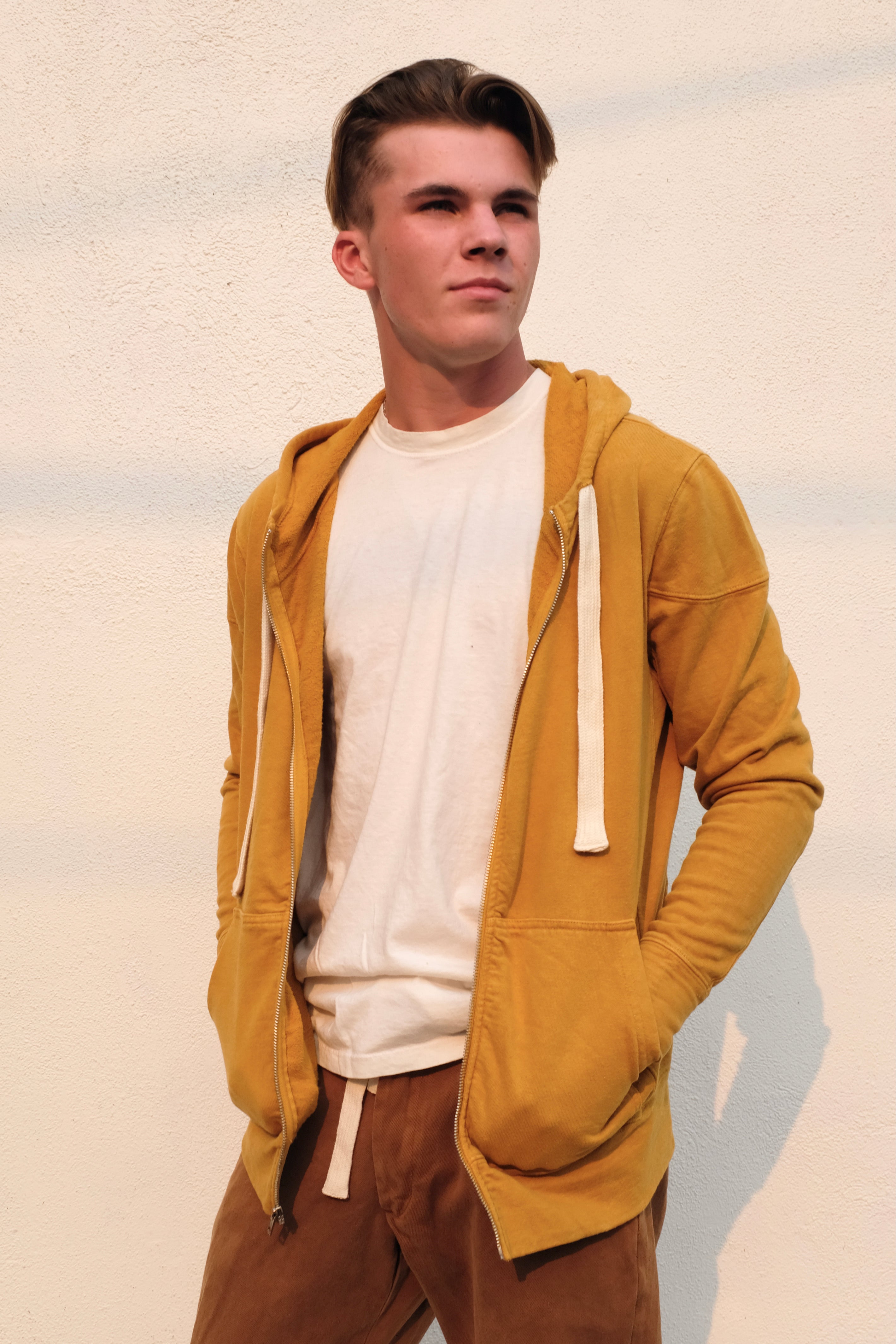 Buy Marigold Boxy Zip-Through Hoodie - S, Hoodies and sweatshirts