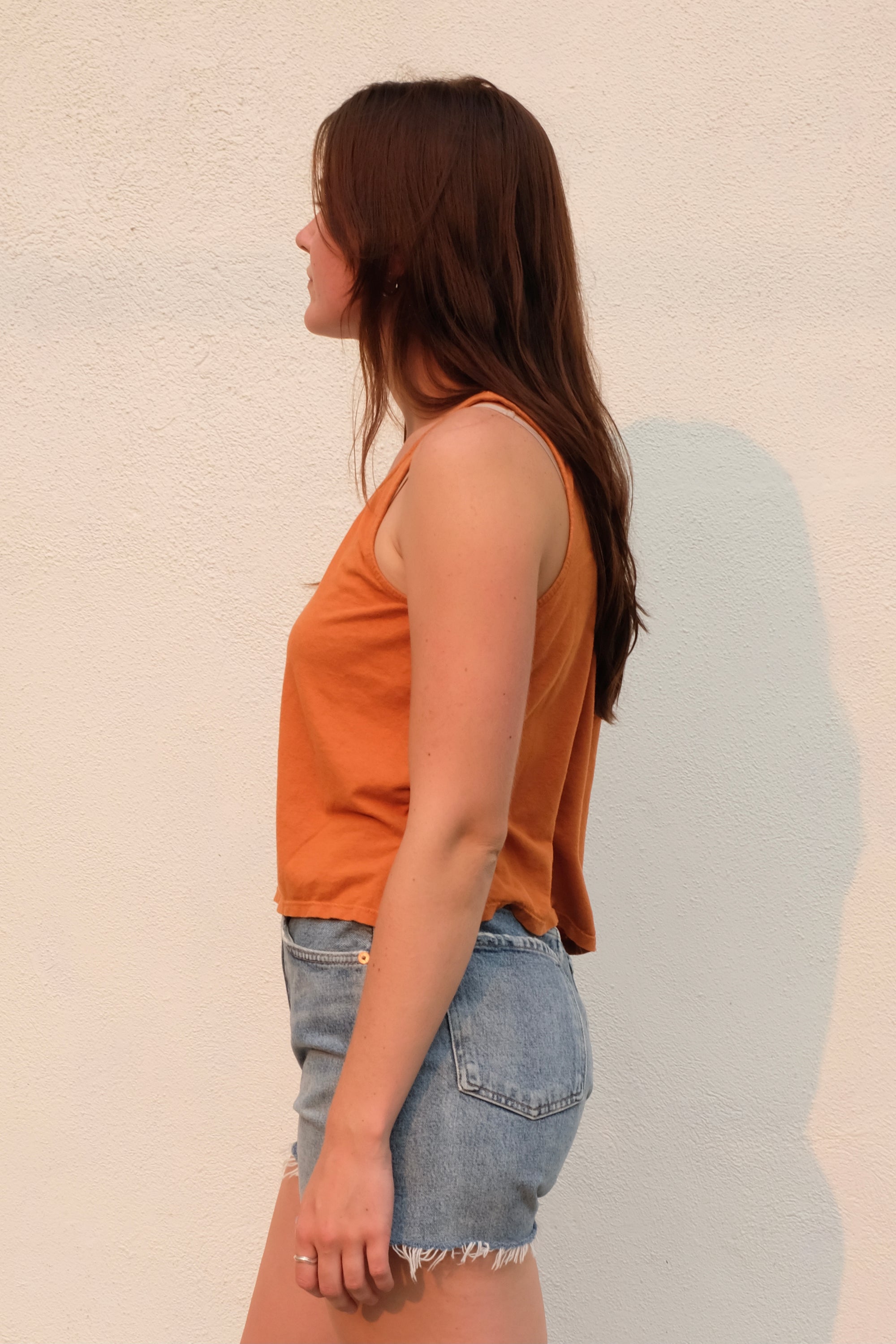 Jungmaven Cropped Tank / Himalayan Rhubarb