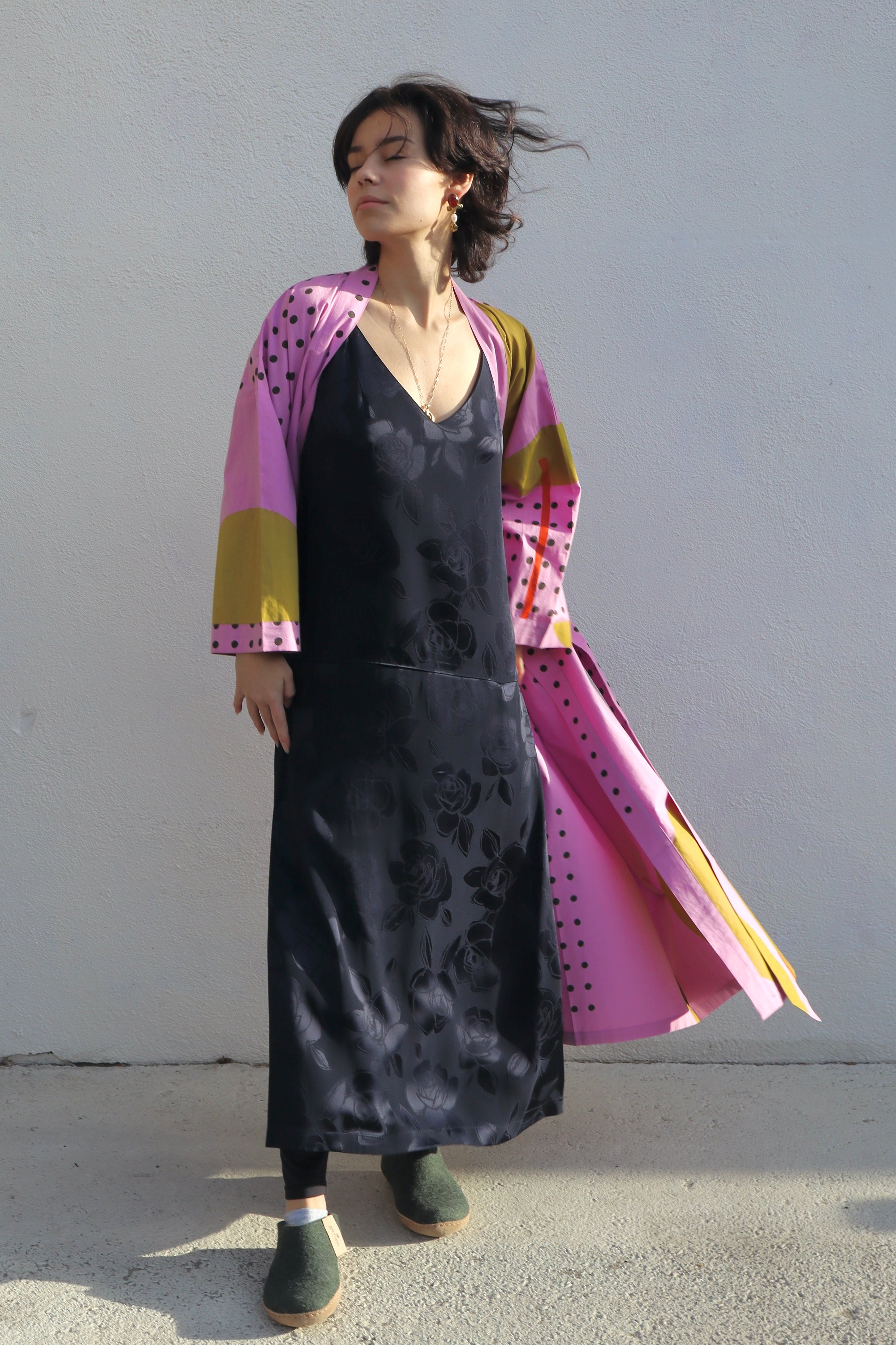 Bird of Paradise Robe / Lilac