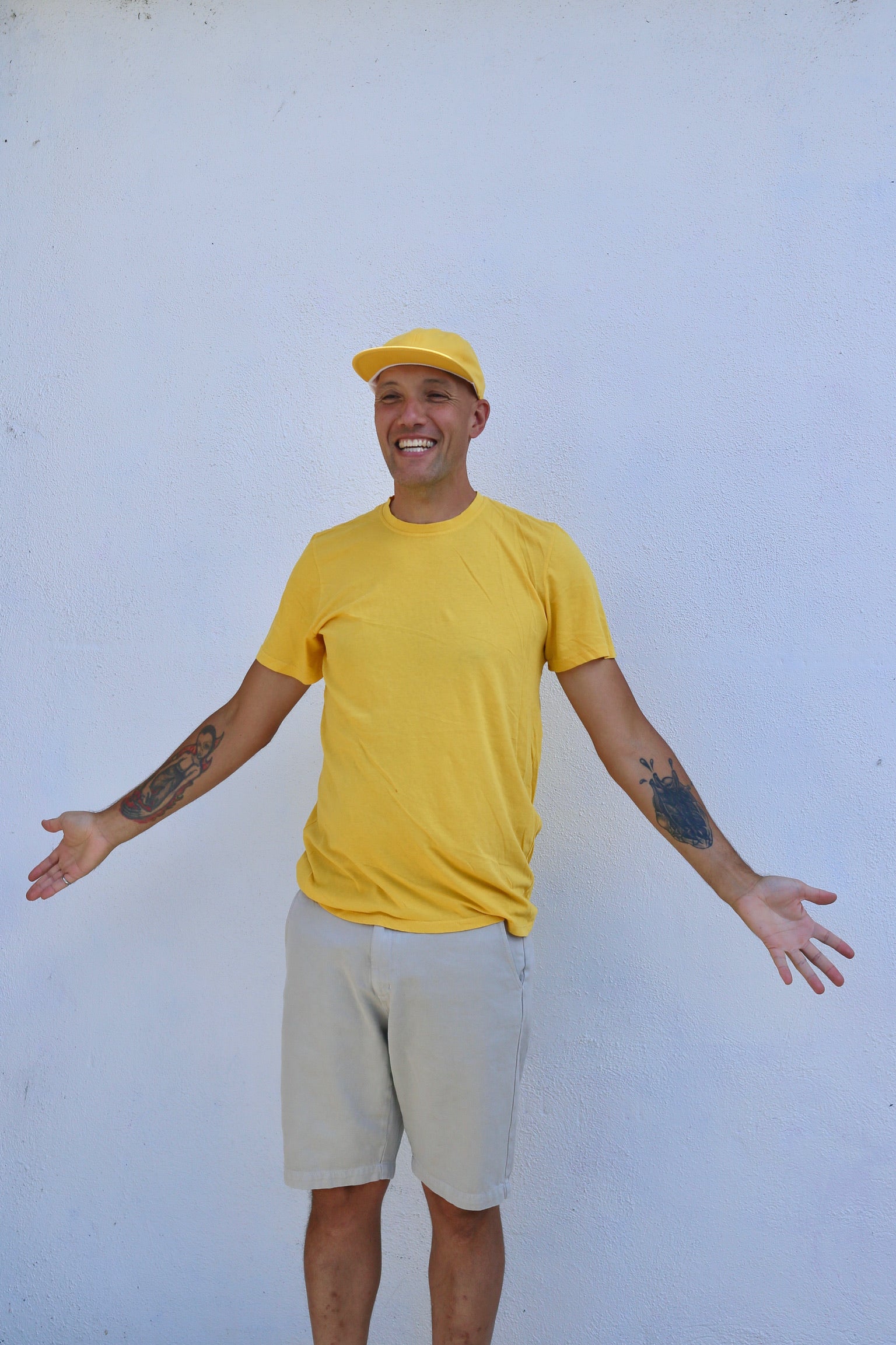 Jungmaven Basic Tee / Sunshine Yellow