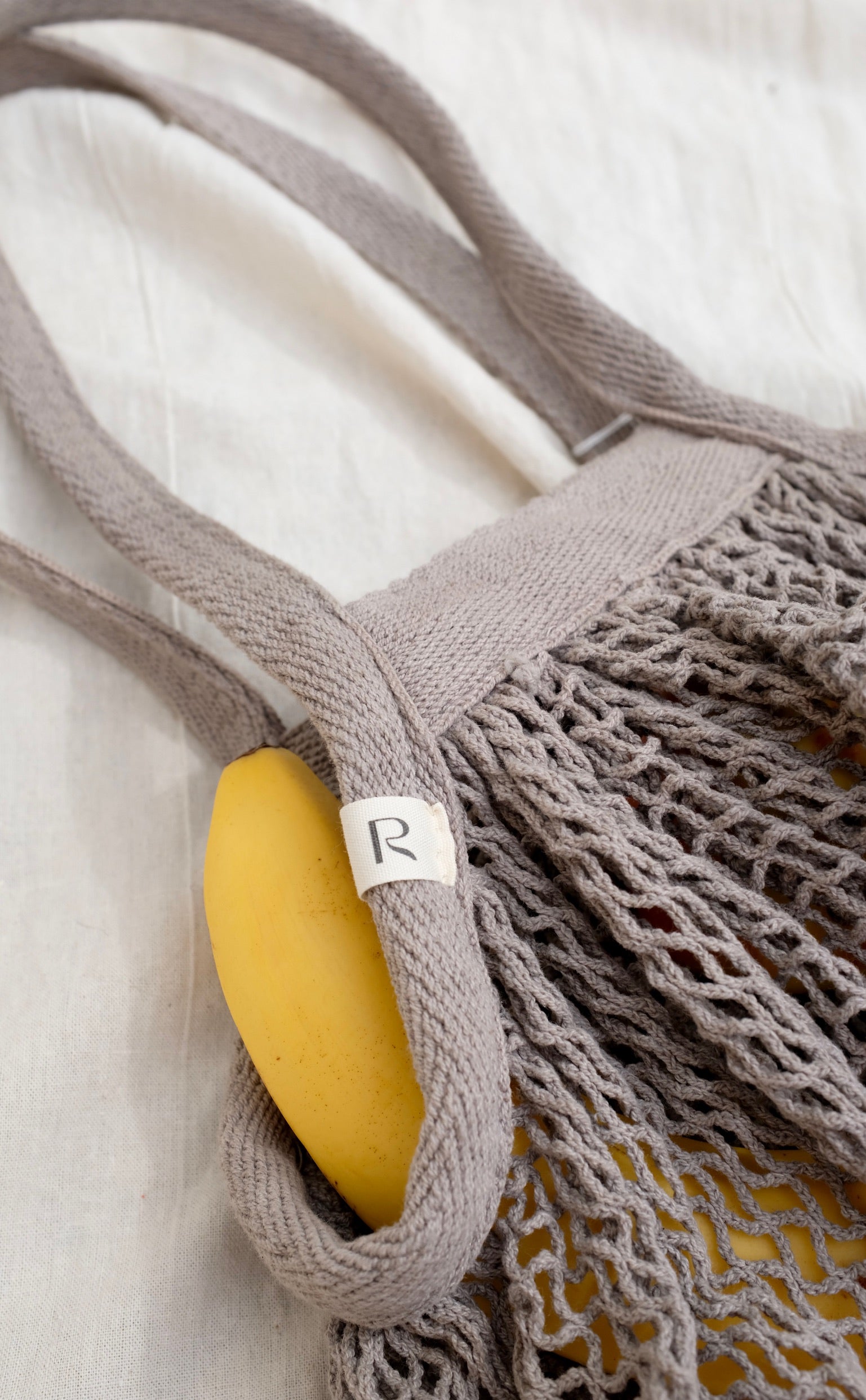 Roem Textiles Organic Cotton Market Bag, Sumac + Iron