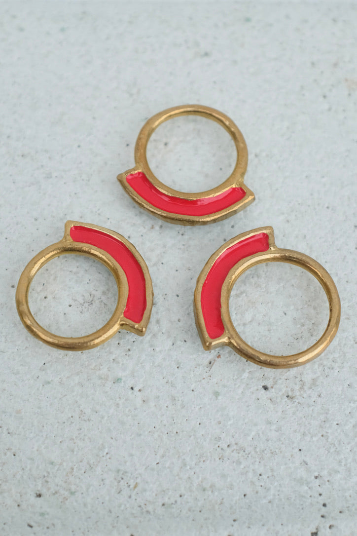 Ora C Mies Ring, Brass