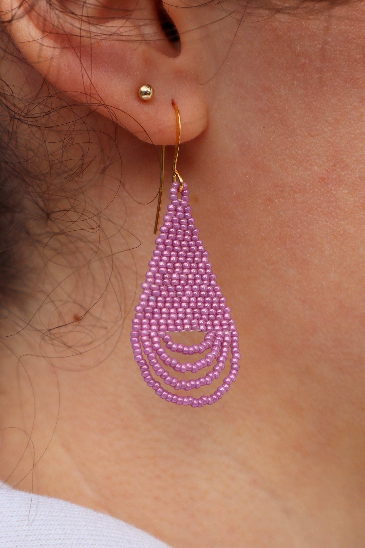Osborne Clifford Earrings, Metallica Pink