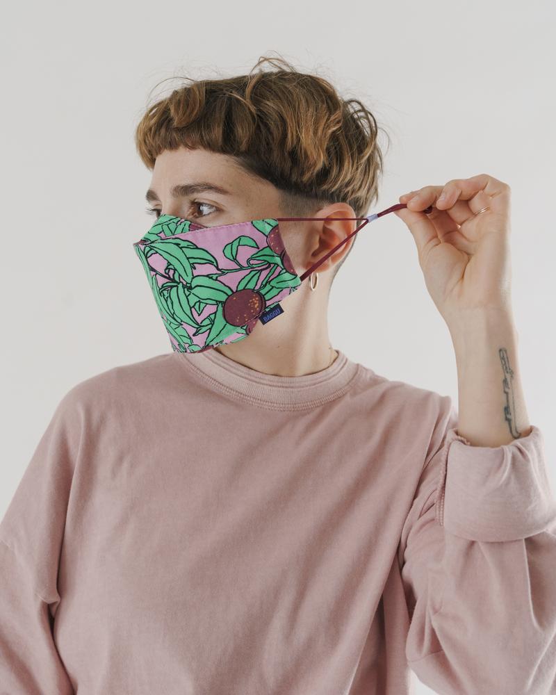 BAGGU Fabric Mask Set Loop / Backyard Fruit