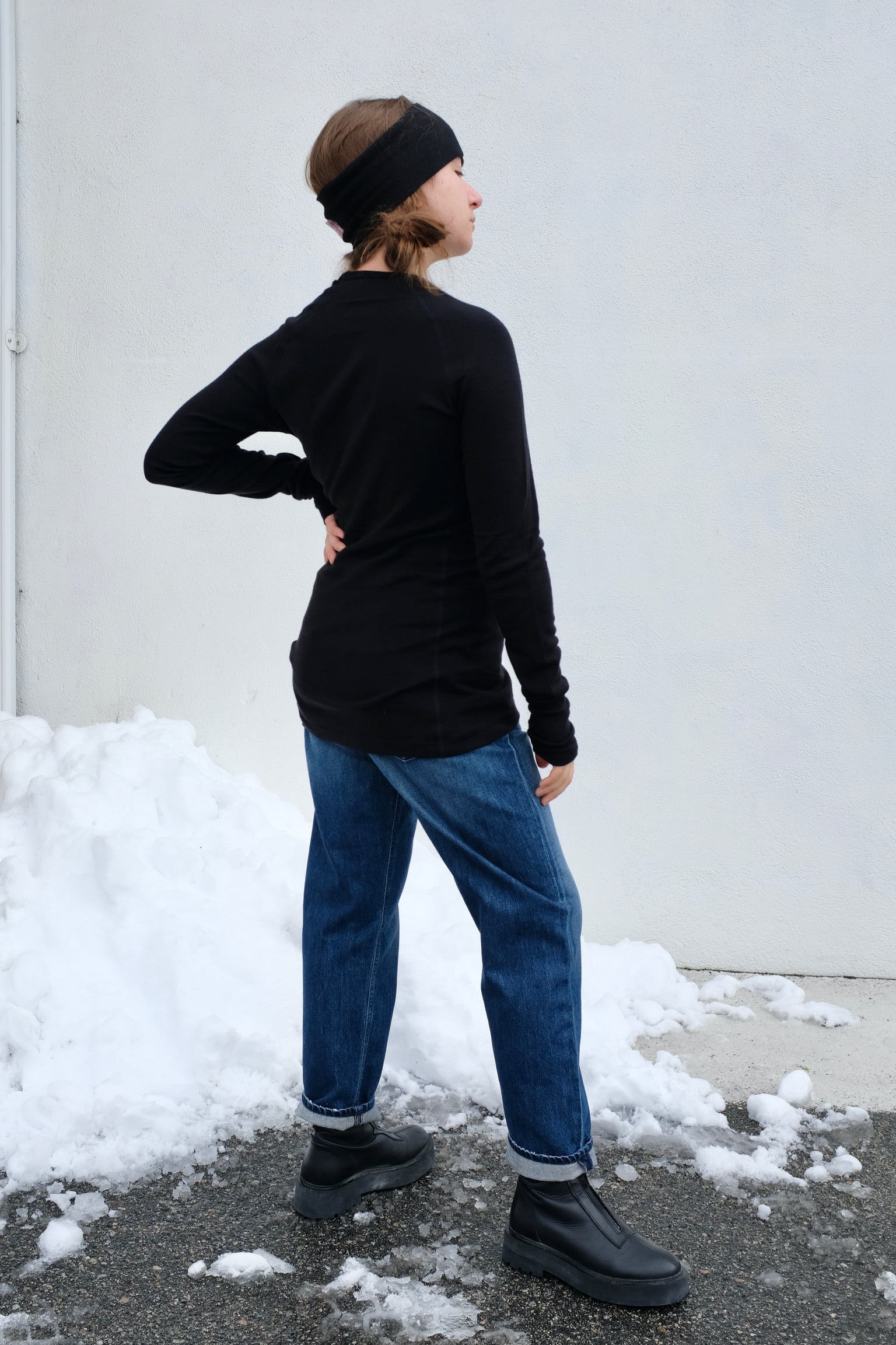 Woolpower Lite Crewneck , Black