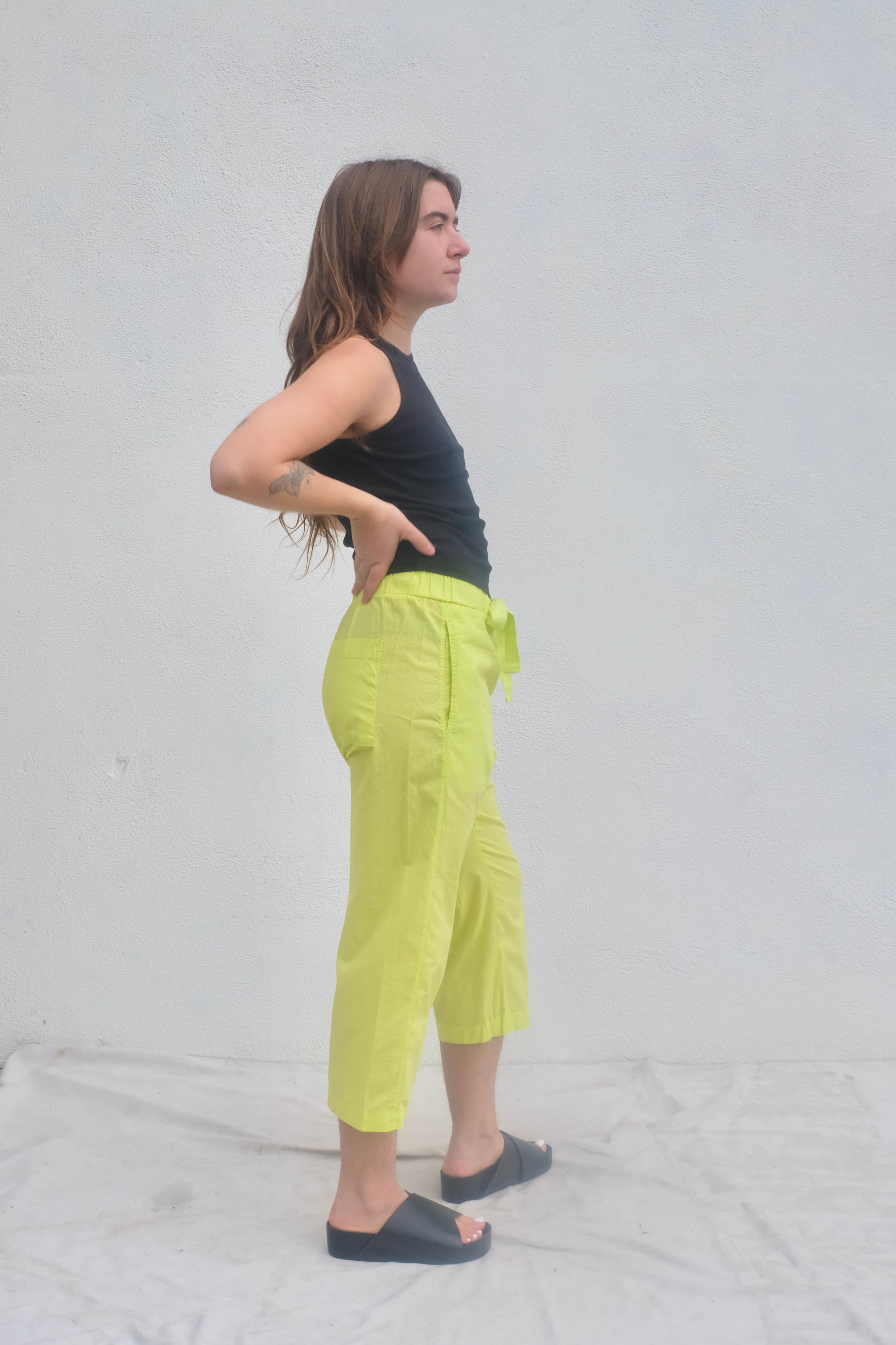Stateside Poplin Love Pant / Pear