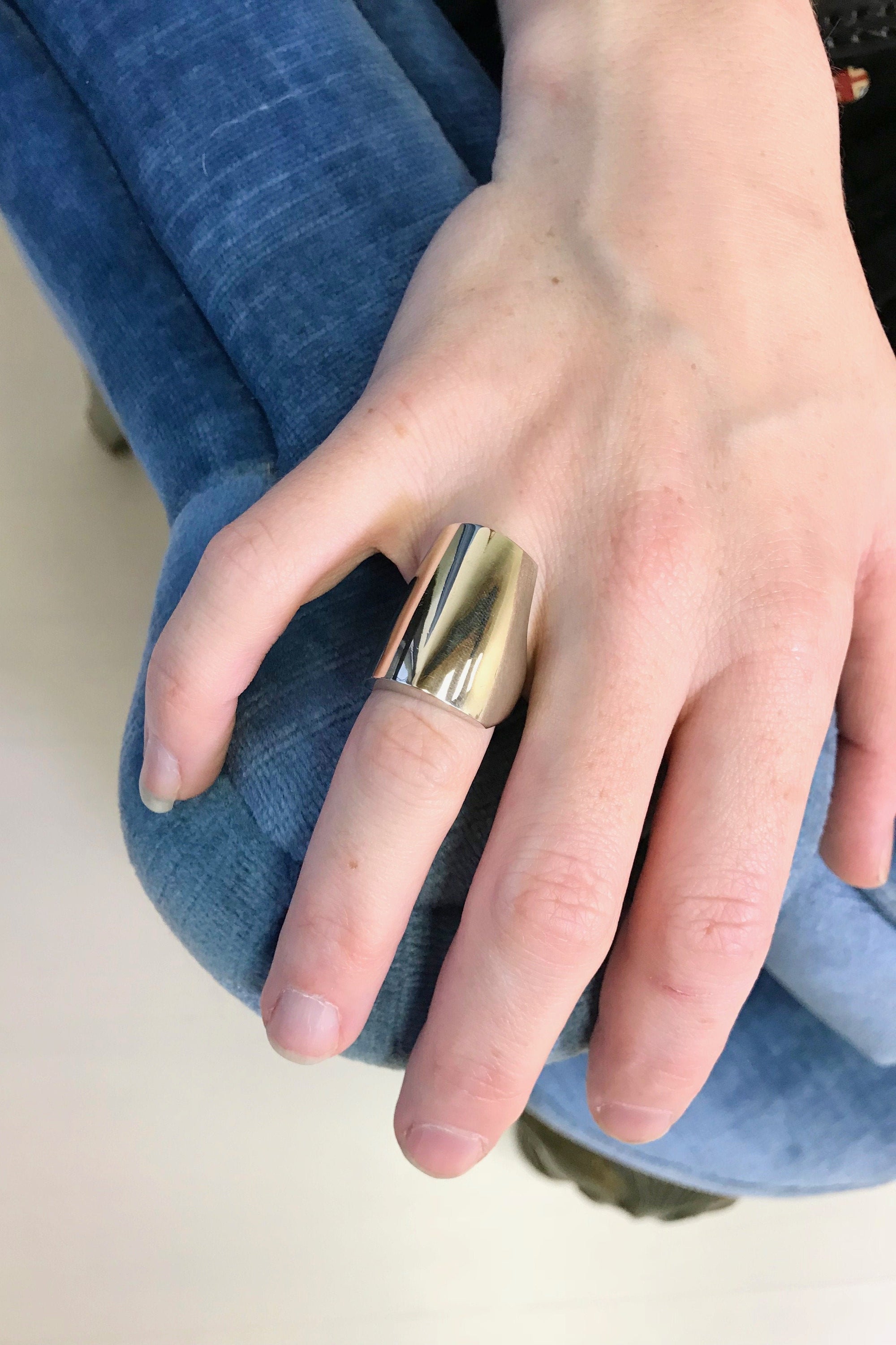 Quarry Bancroft Ring / White Bronze
