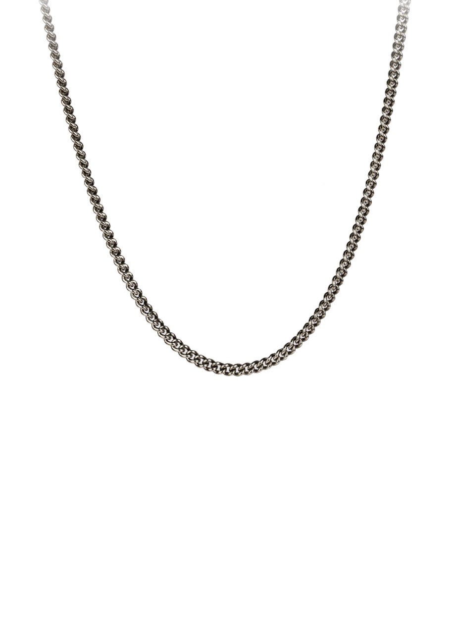 Pyrrha Black Heavy Curb Chain / 20"