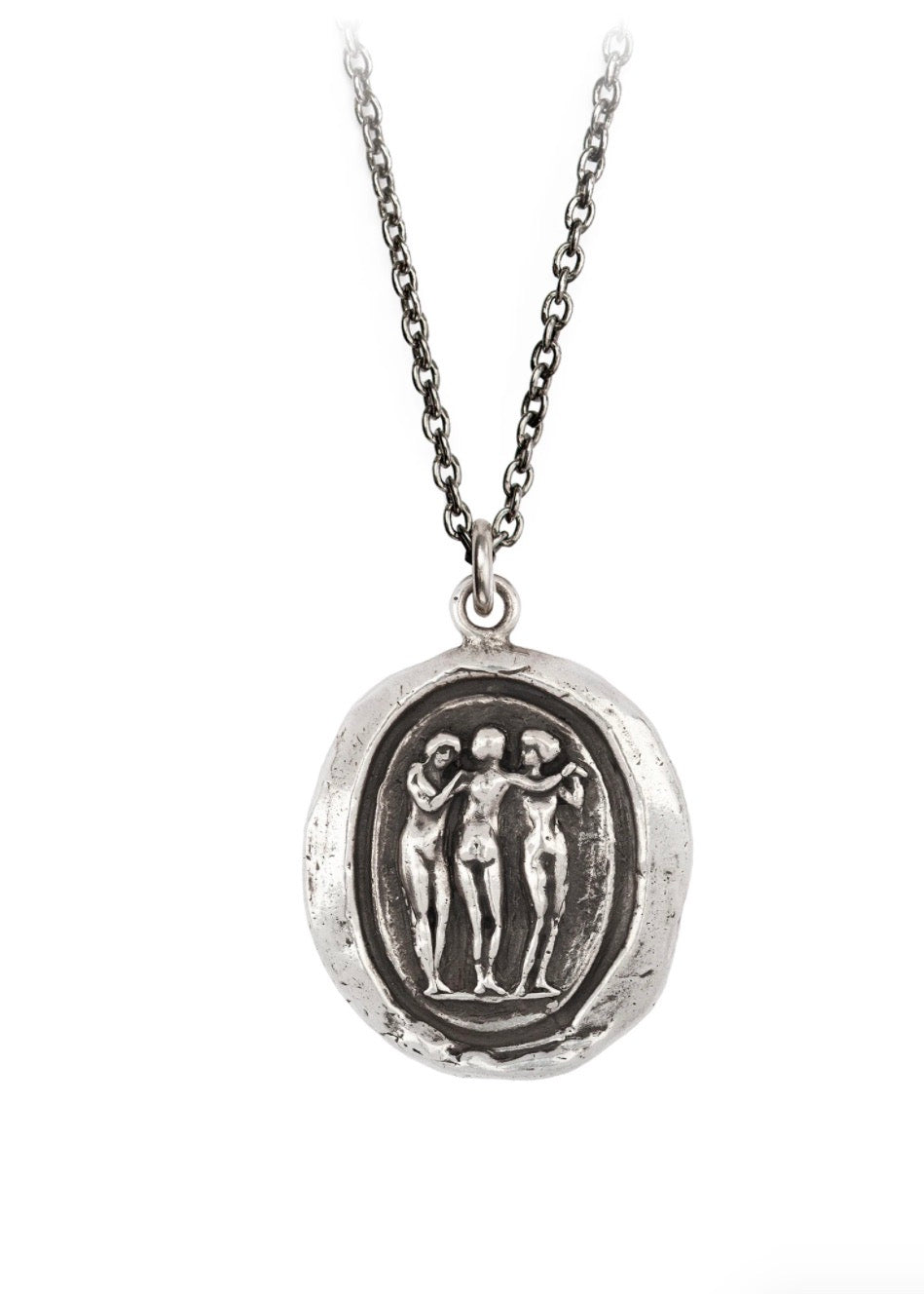 Pyrrha Three Graces Talisman / Silver