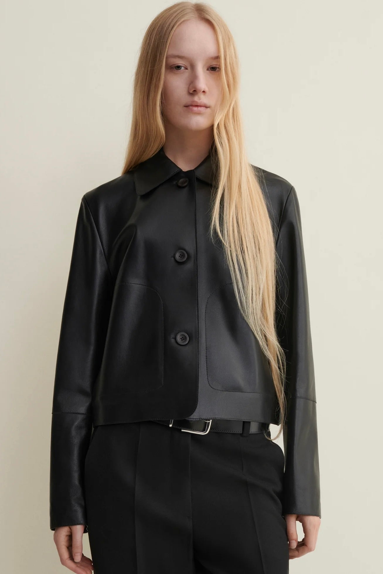 Arma Emy Leather Jacket / Black