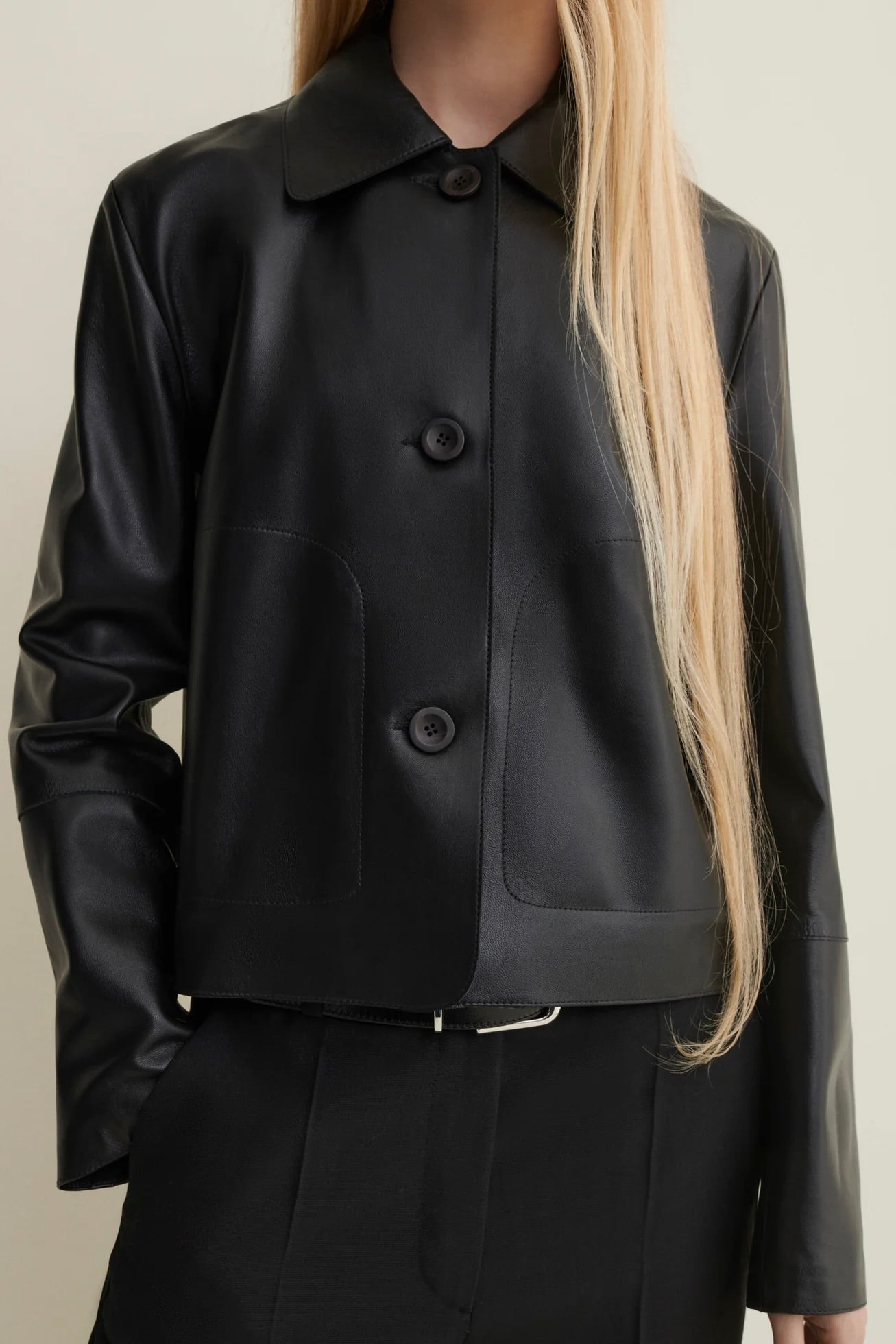 Arma Emy Leather Jacket / Black