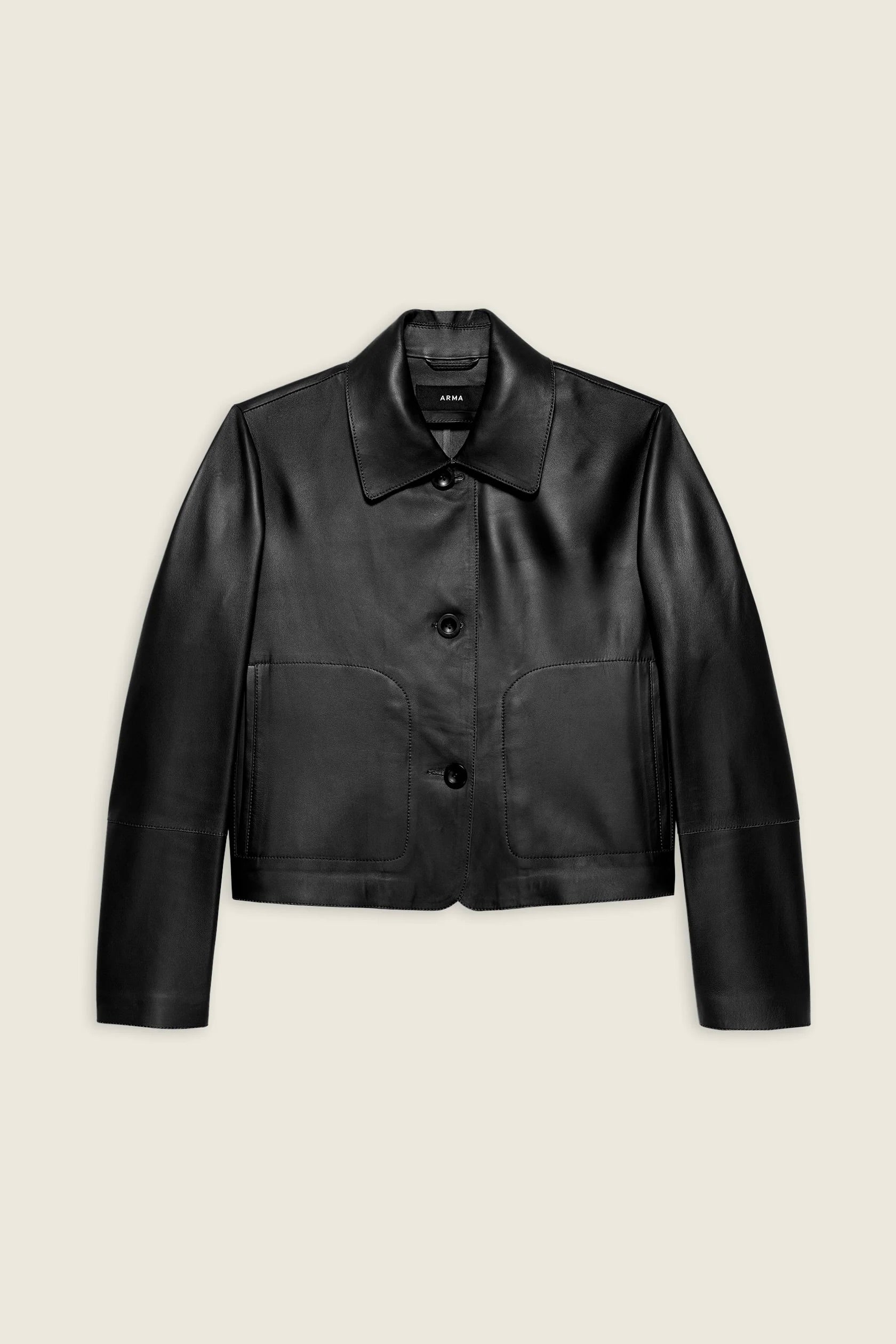 Arma Emy Leather Jacket / Black