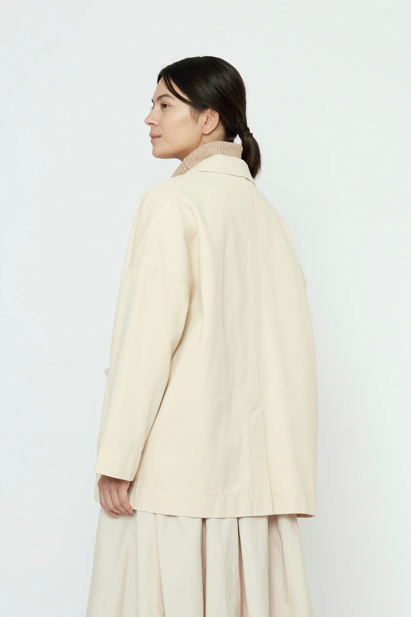 7115 by Szeki Oversized Blazer / Antique White