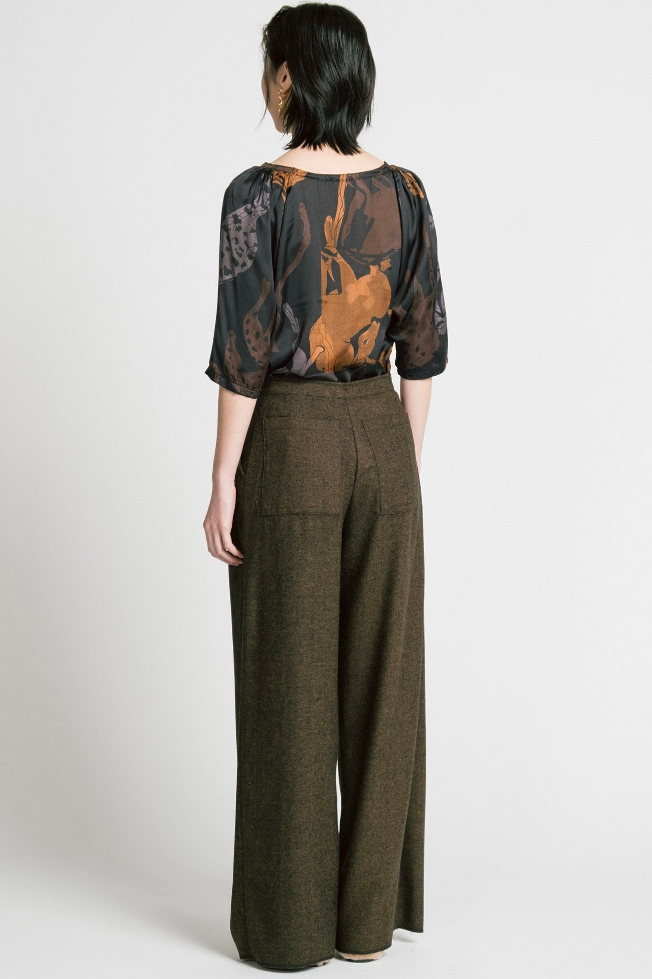 Allison Wonderland Flash Blouse / Horses