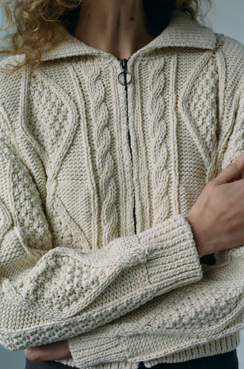 Shaina Mote Donegal Cardigan / Natural