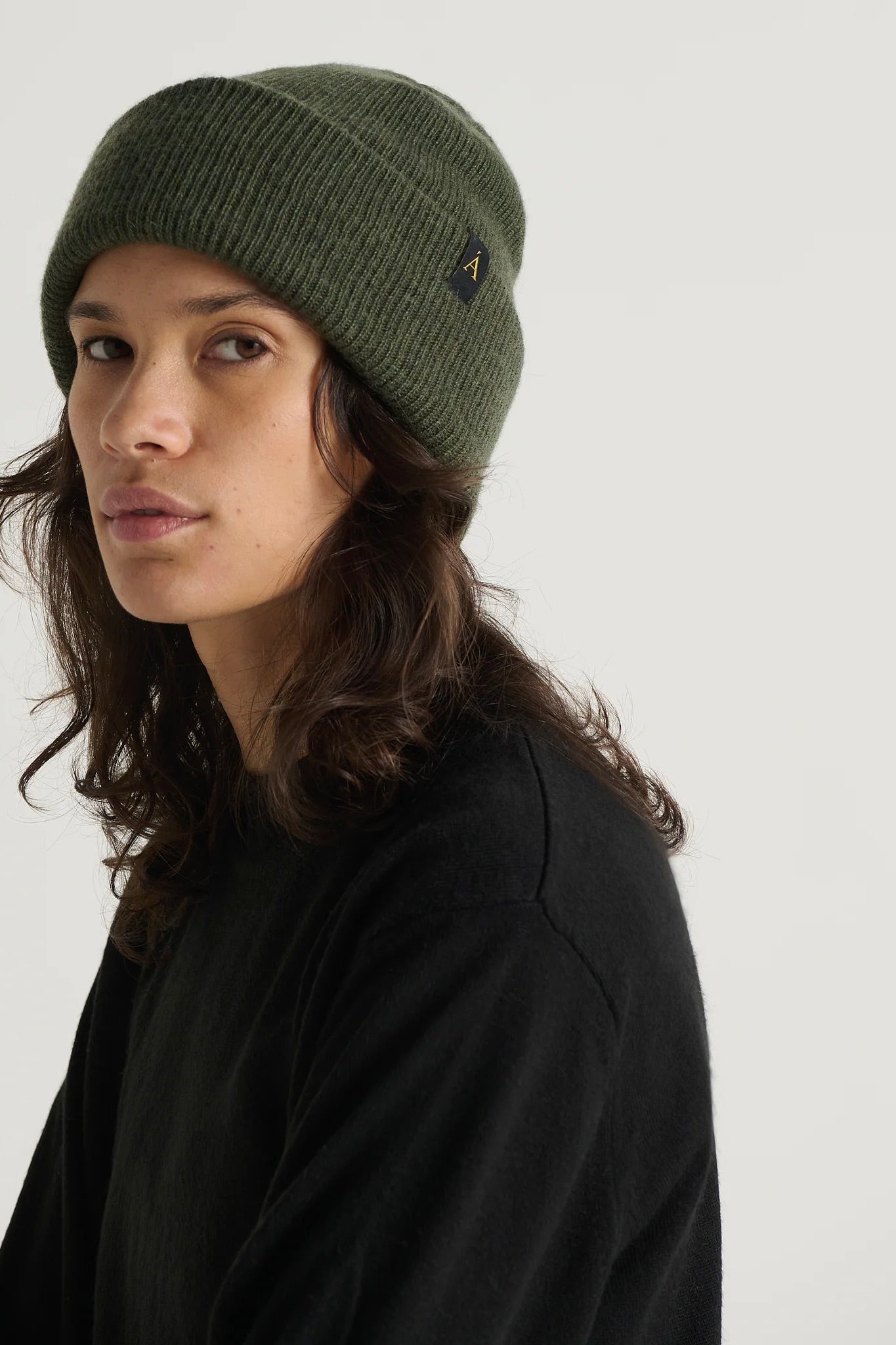 Anian Recycled Cashmere Toque / Spruce