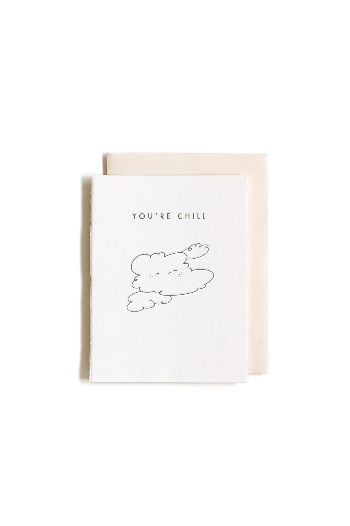 Homework Letterpress You're Chill / Cloud Mini