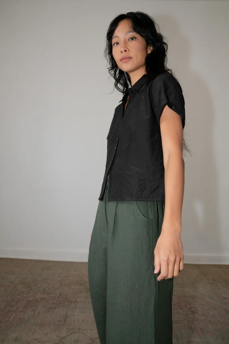 Zii Ropa Mel Shirt / Black