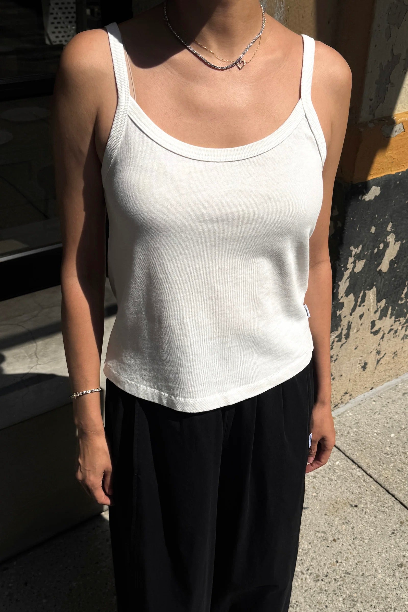 Premium Jersey Dana Cami / Vintage White