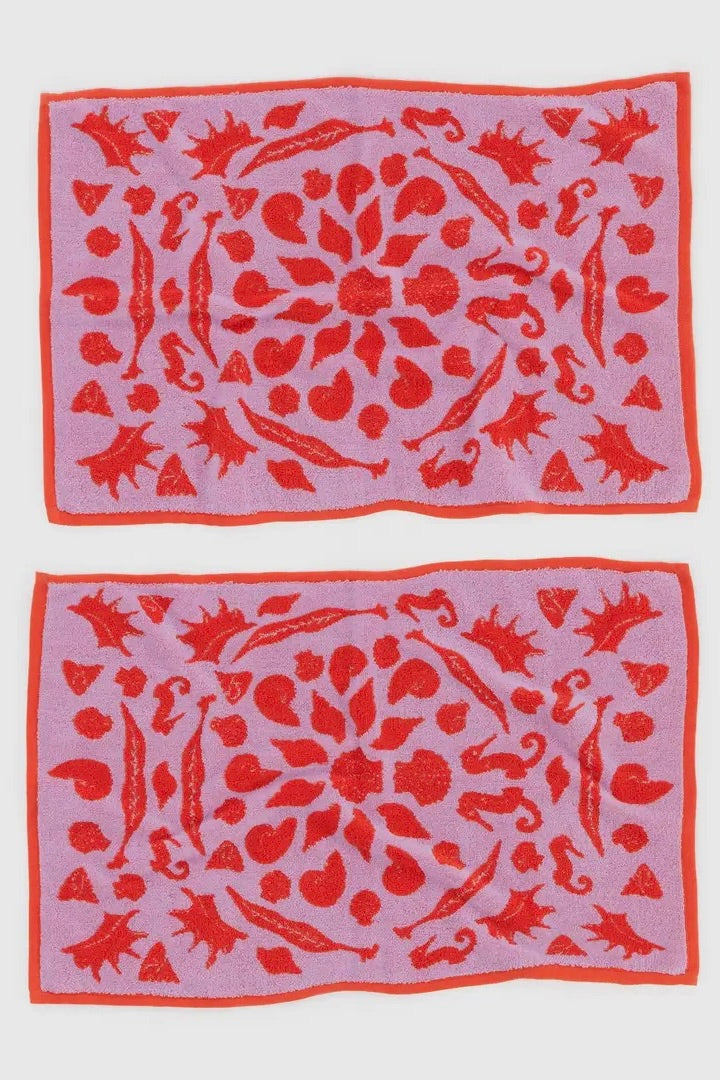 Baggu Hand Towel Set of 2 / Sea Shells