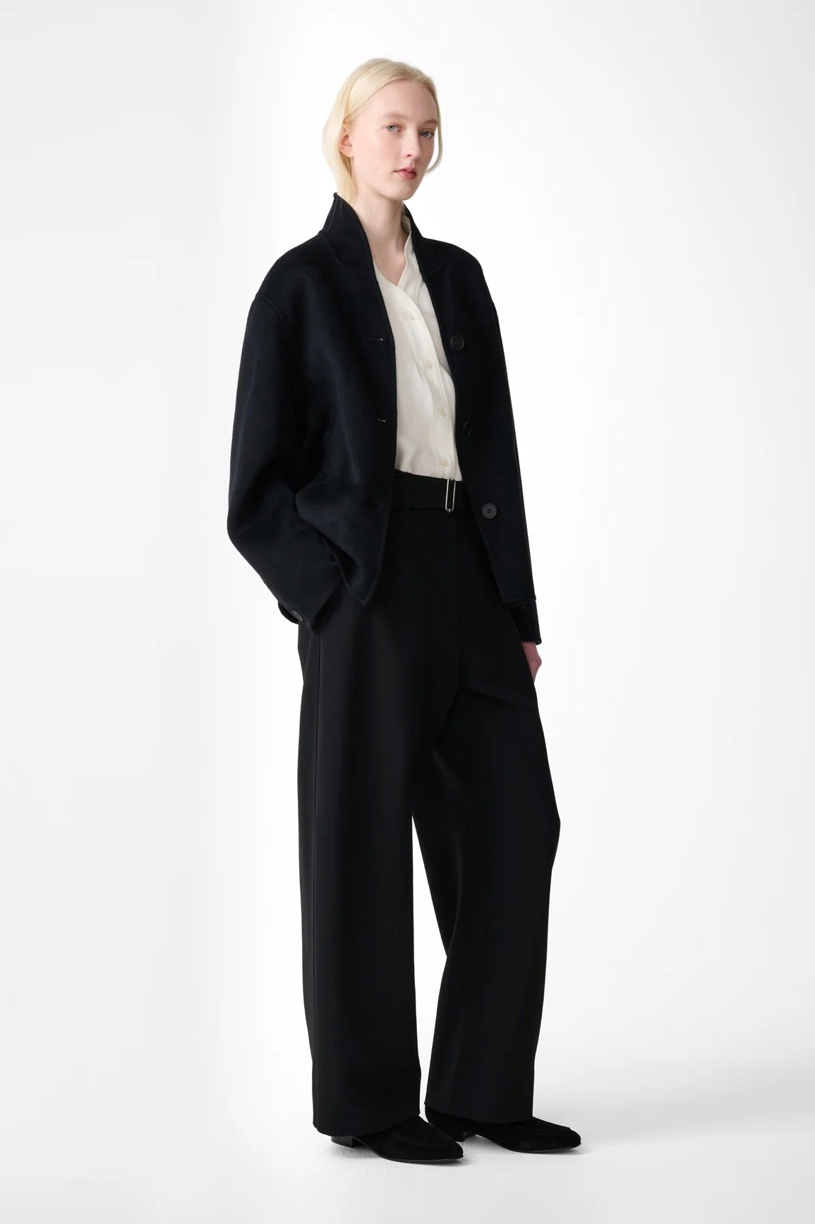 Studio Nicholson Rhine Wool Jacket / Darkest Navy
