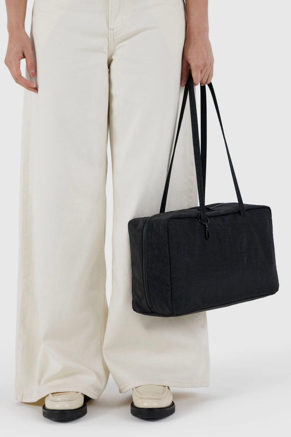 Baggu Medium Nylon Bowler Bag / Black