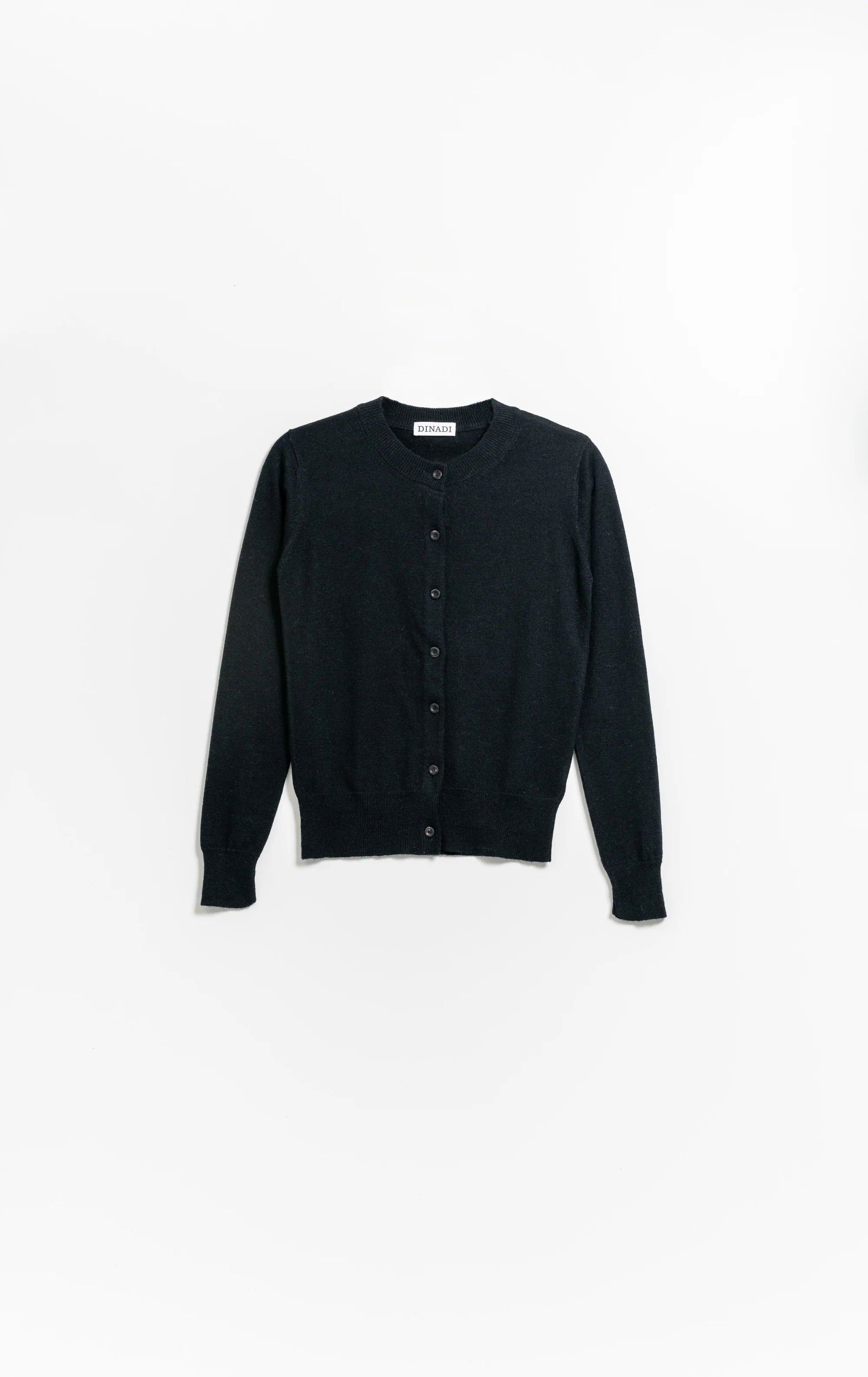 Dinadi Merino Cardigan / Black
