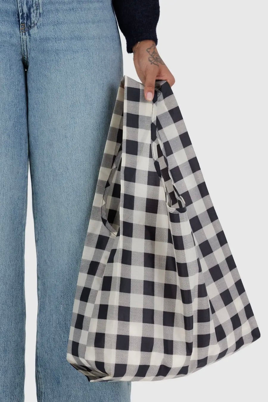Standard Baggu / Black and White Big Check