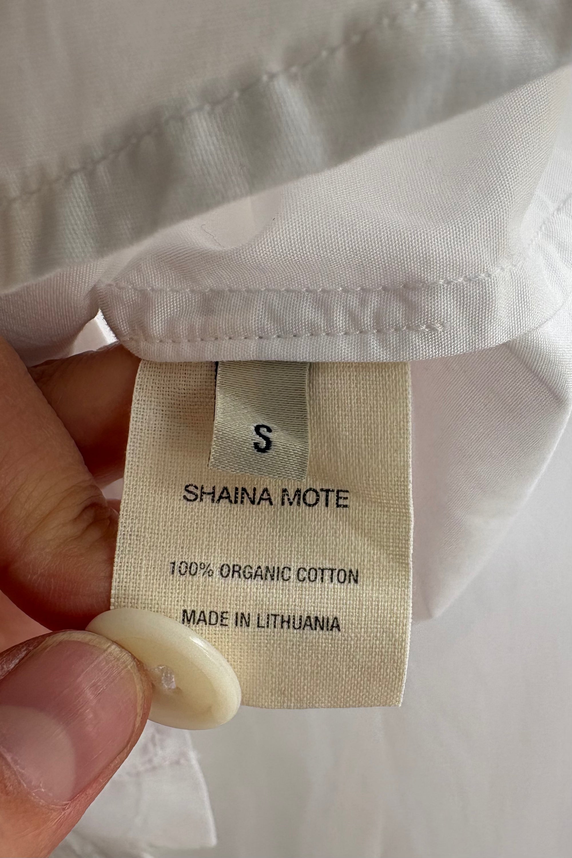 Pre-Loved / Shaina Mote Studio Shirt / White / Small