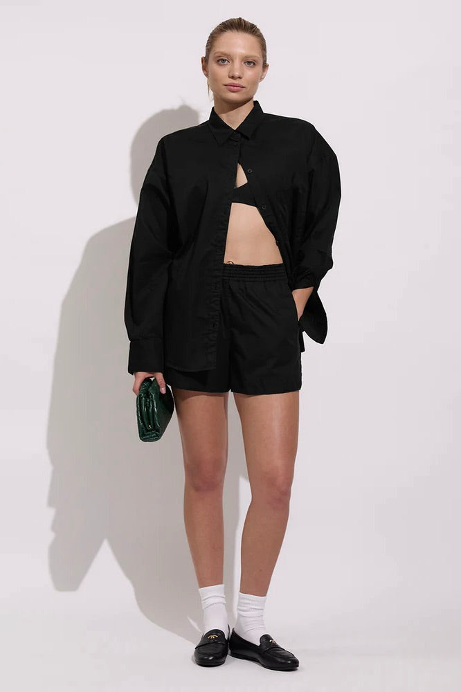 Left on Friday Port Button Down / Jet