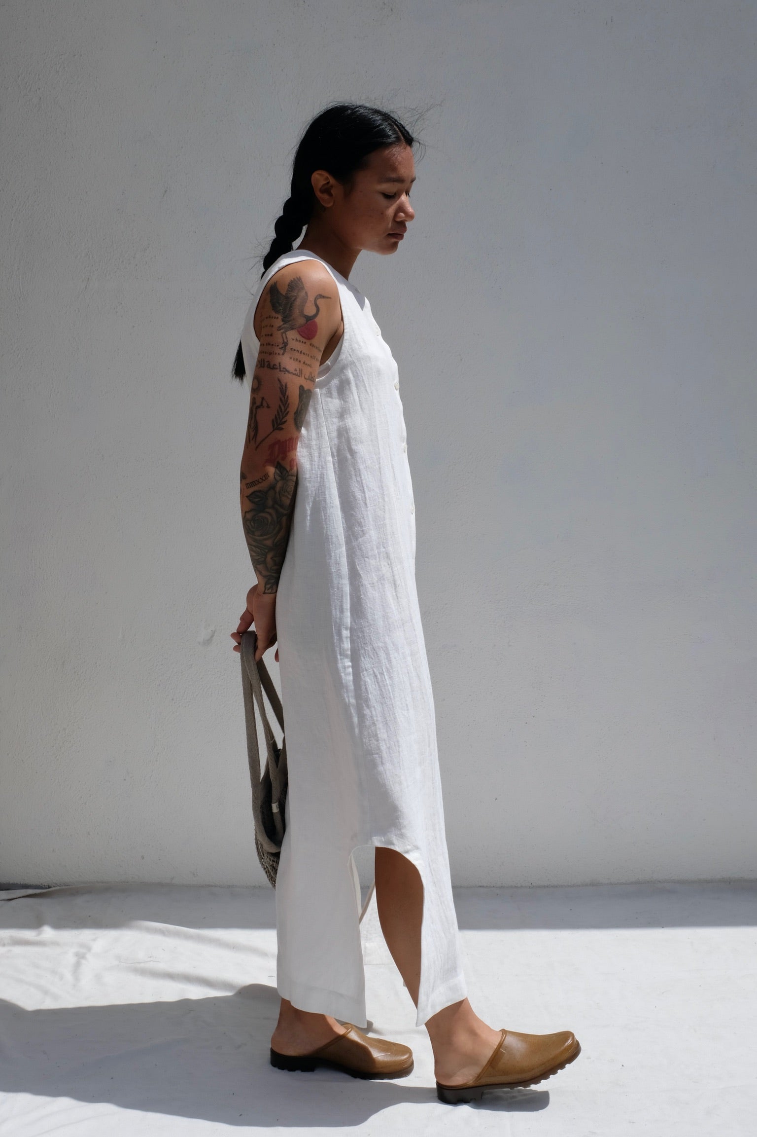 Zii Ropa Hal Dress / White