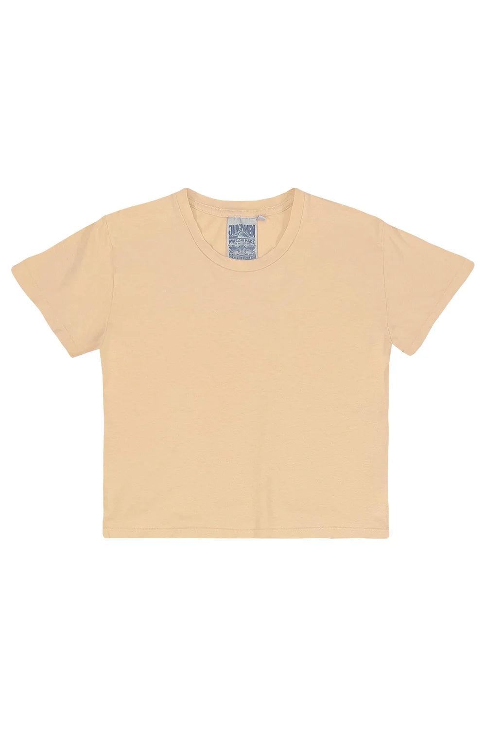 Jungmaven Cropped Ojai Tee / Oat Milk