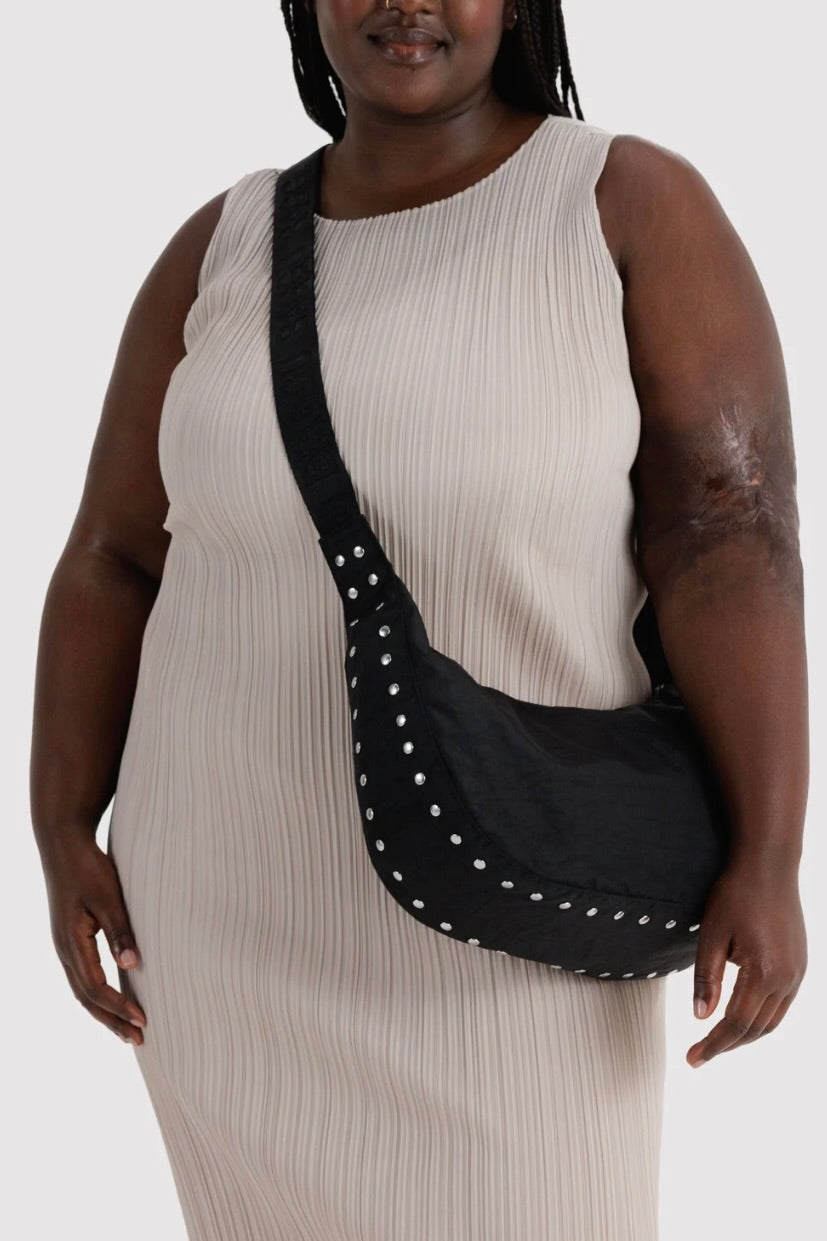 Baggu Medium Nylon Crescent Bag / Studs