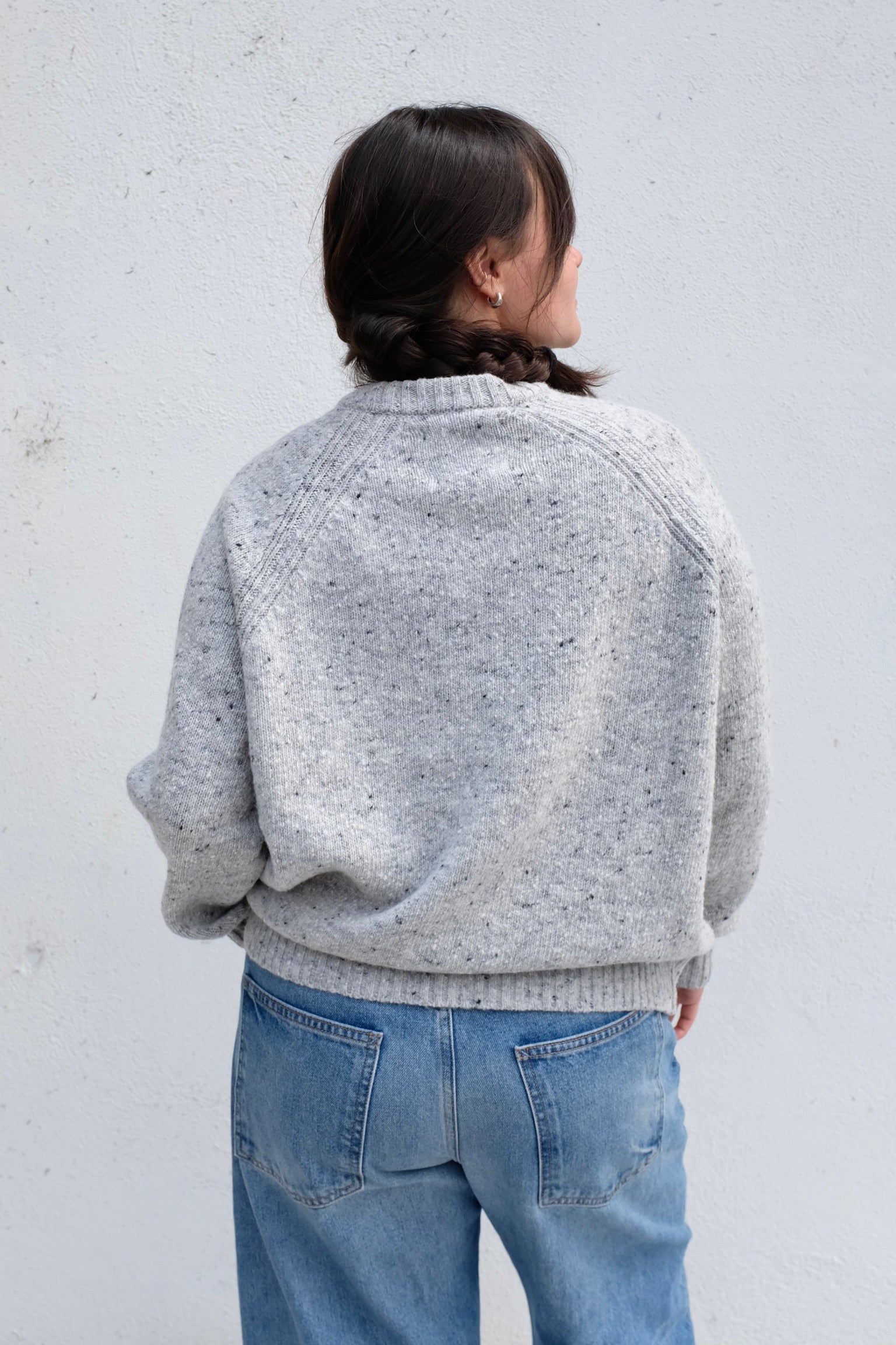 Finisterre Farne Crew Jumper / Dove Grey