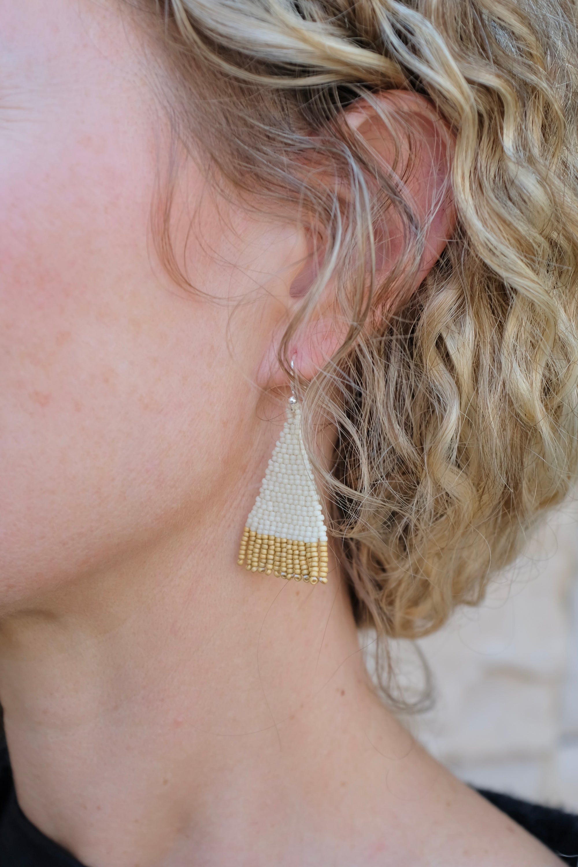 Osborne Patrick Earrings / Reverse Wheat