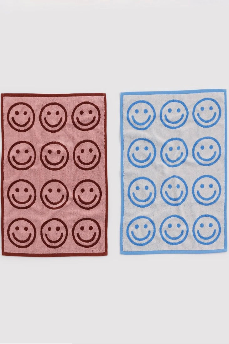 Baggu Hand Towel Set of 2 / Happy Sky + Blush