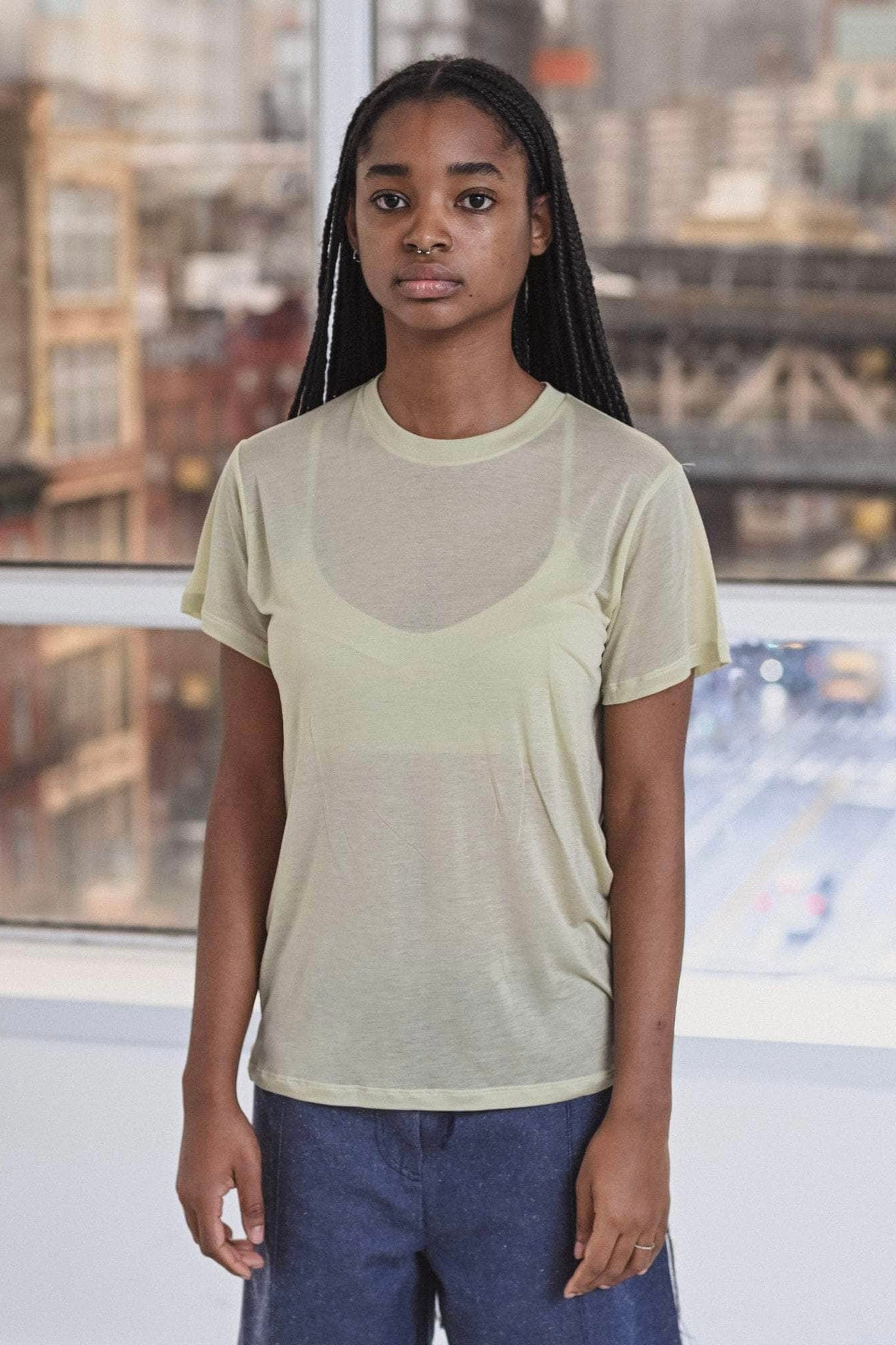 Baserange Tee Shirt / Pier Green