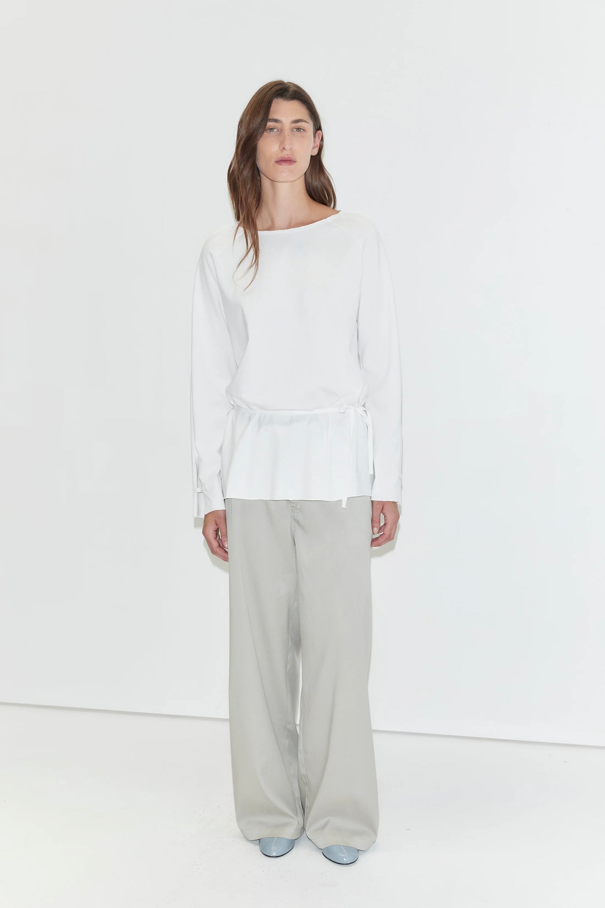 Deiji Wided Longsleeve / White